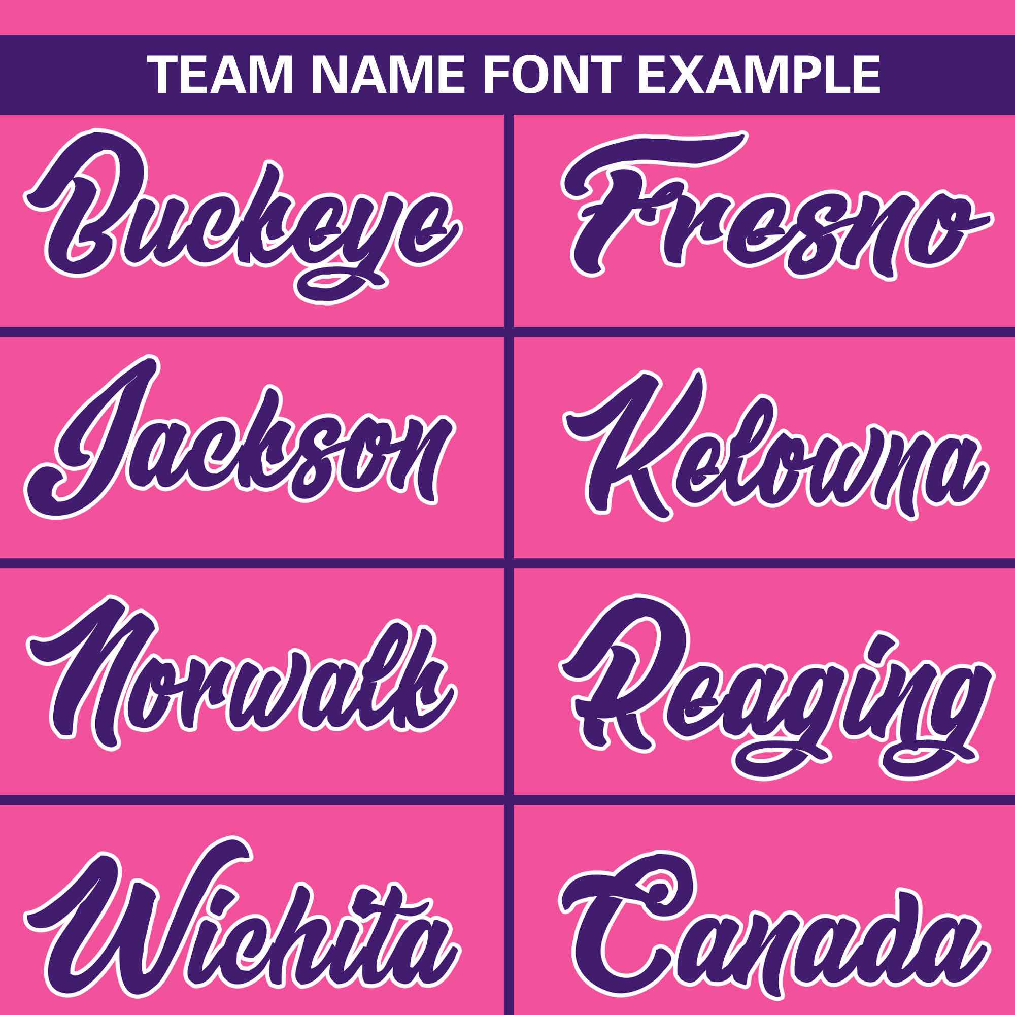 Custom Pink Purple Classic Style Personalized Full Button Authentic Baseball Jersey