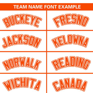 Custom White Orange Color Block Personalized Raglan Sleeves Authentic Baseball Jersey