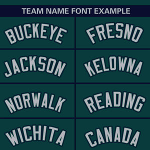 Custom Midnight Green Navy Color Block Personalized Raglan Sleeves Authentic Baseball Jersey