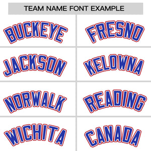 Custom White Royal Pinstripe Personalized Raglan Sleeves Authentic Baseball Jersey