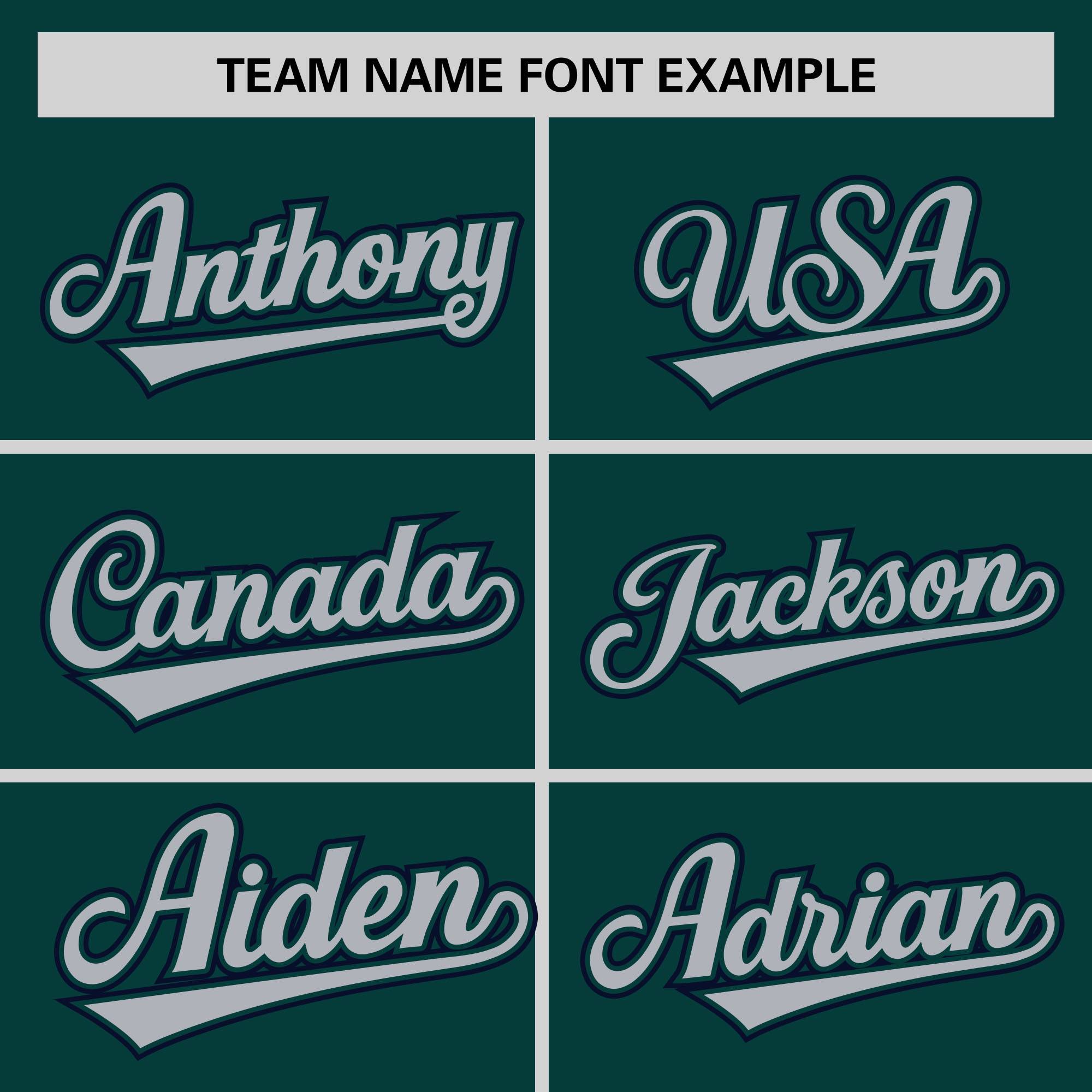 Custom Midnight Green Navy Pinstripe Personalized Raglan Sleeves Authentic Baseball Jersey