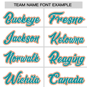 Custom White Aqua Pinstripe Personalized Raglan Sleeves Authentic Baseball Jersey