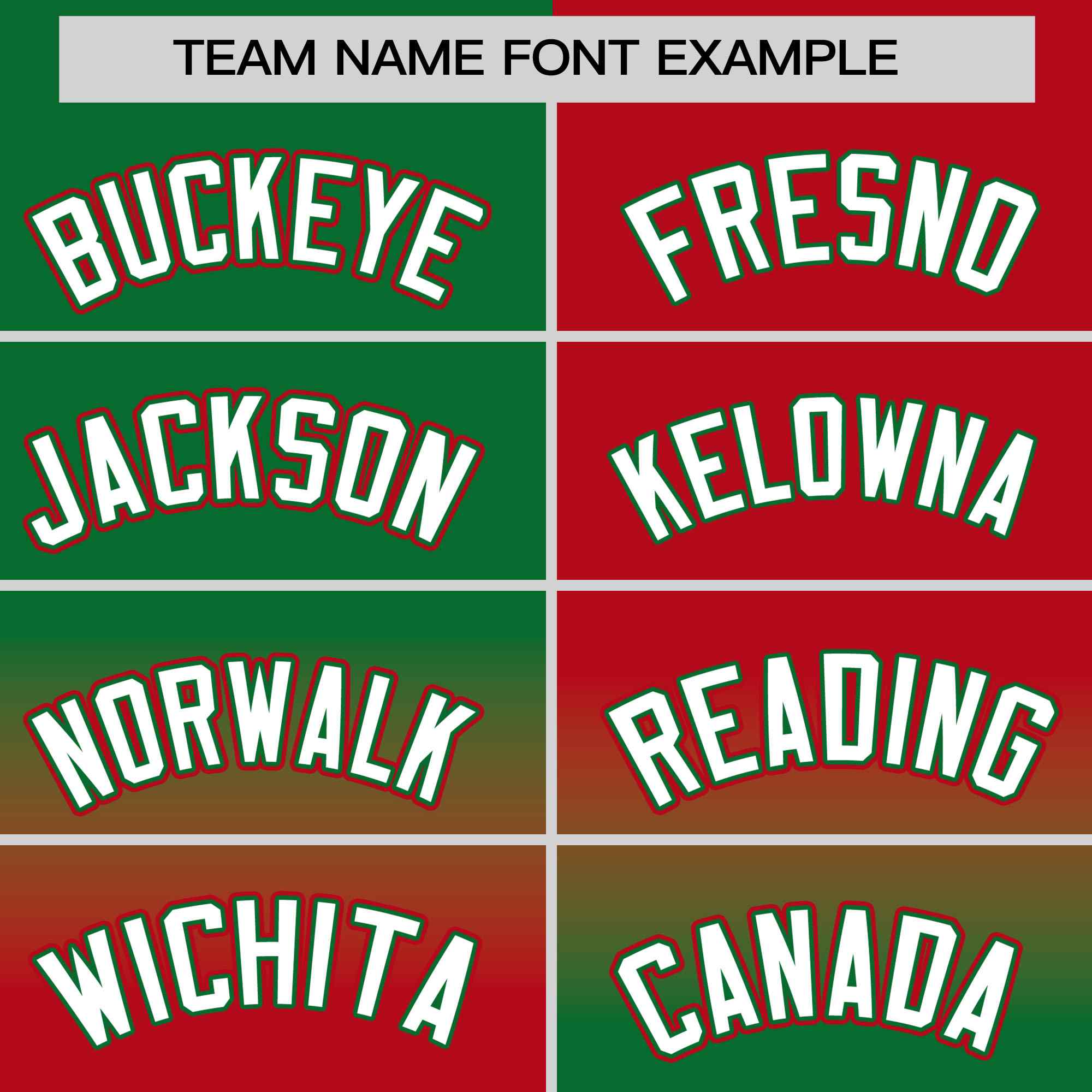 Custom Red Kelly Green Personalized Symmetrical Gradient Design Authentic Baseball Jersey