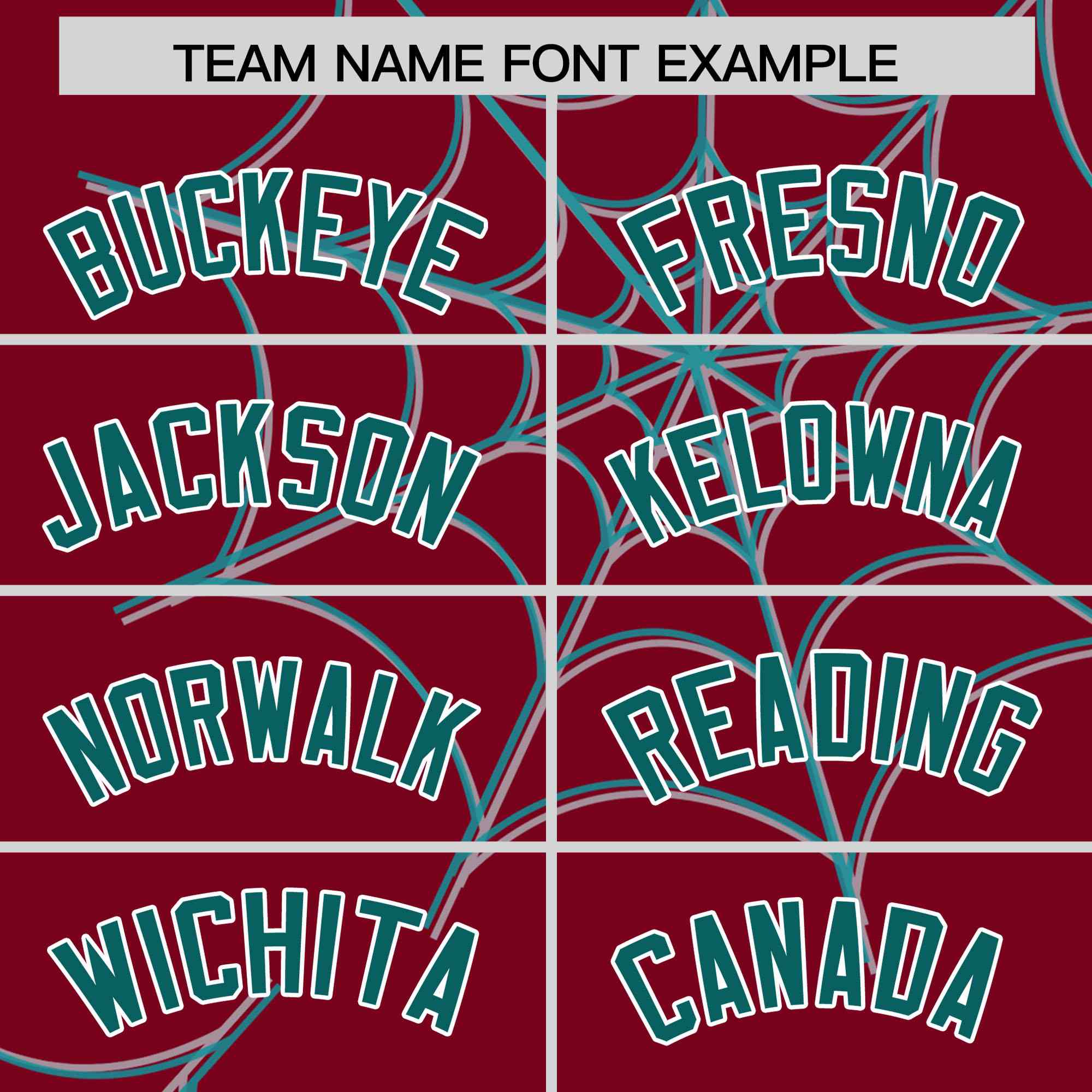 Custom Crimson-Aqua Spider Web Pattern Raglan Sleeves Authentic Baseball Jersey