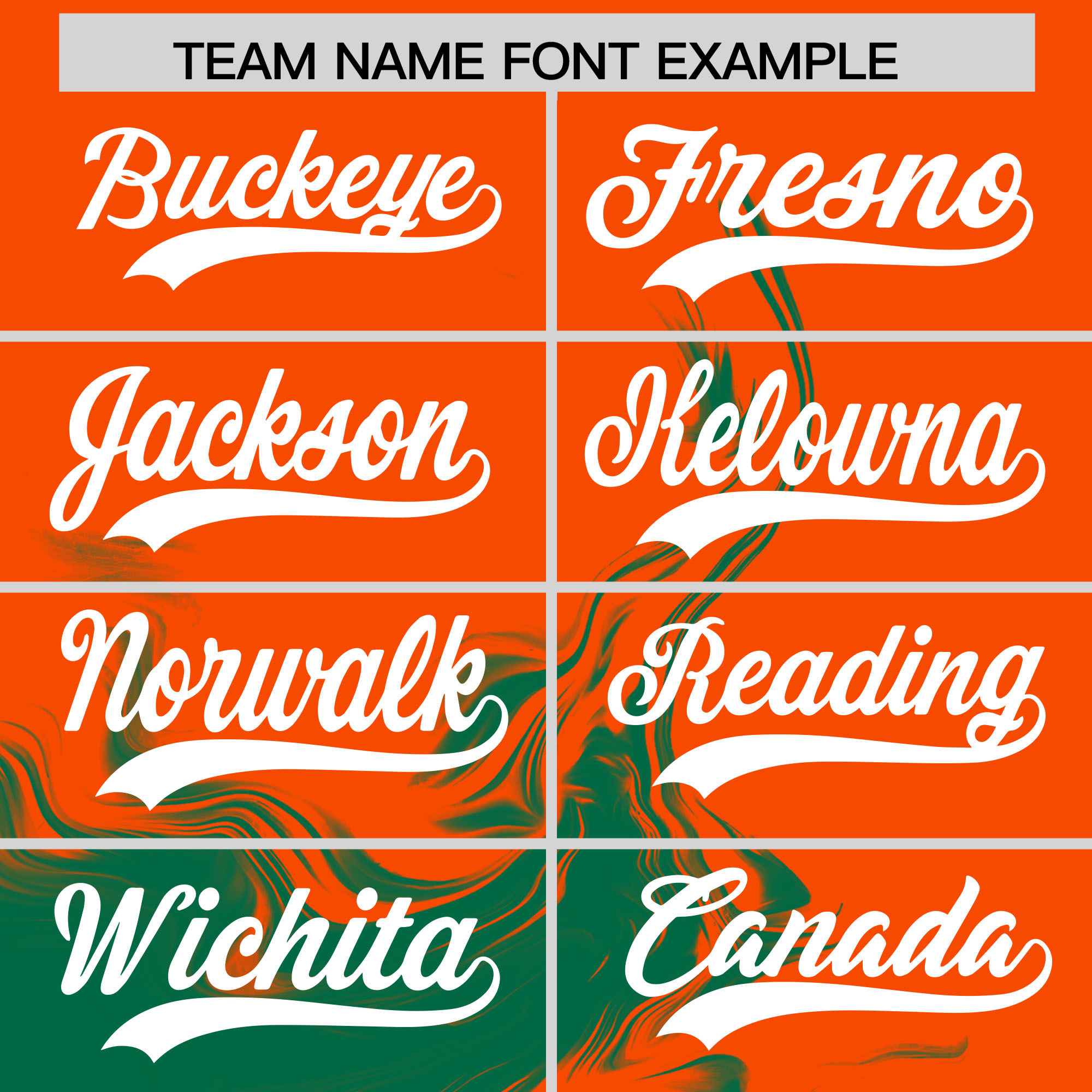 Custom Orange Kelly Green Personalized Ink Pattern Authentic Baseball Jersey