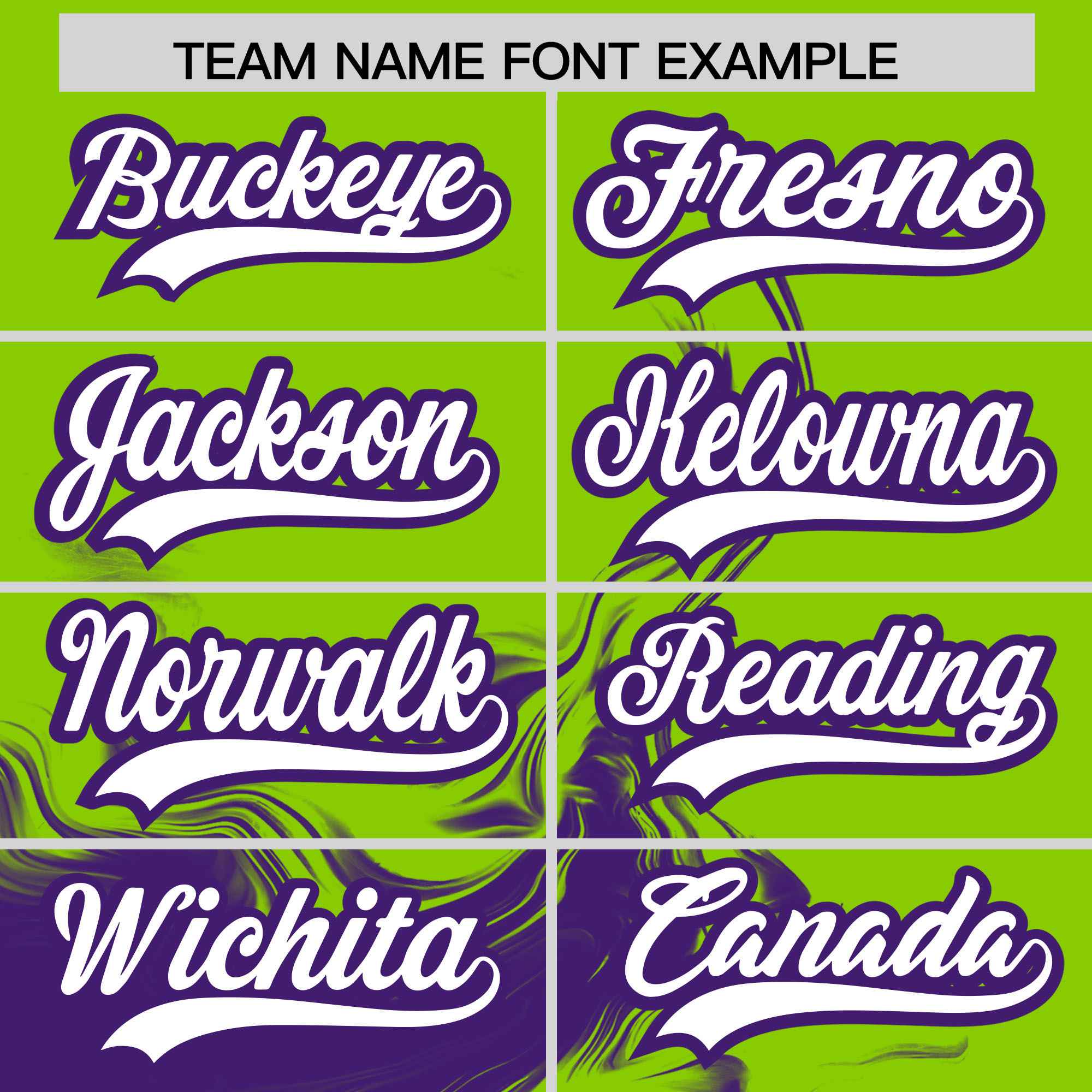 Custom Neon Green Purple Personalized Ink Pattern Authentic Baseball Jersey