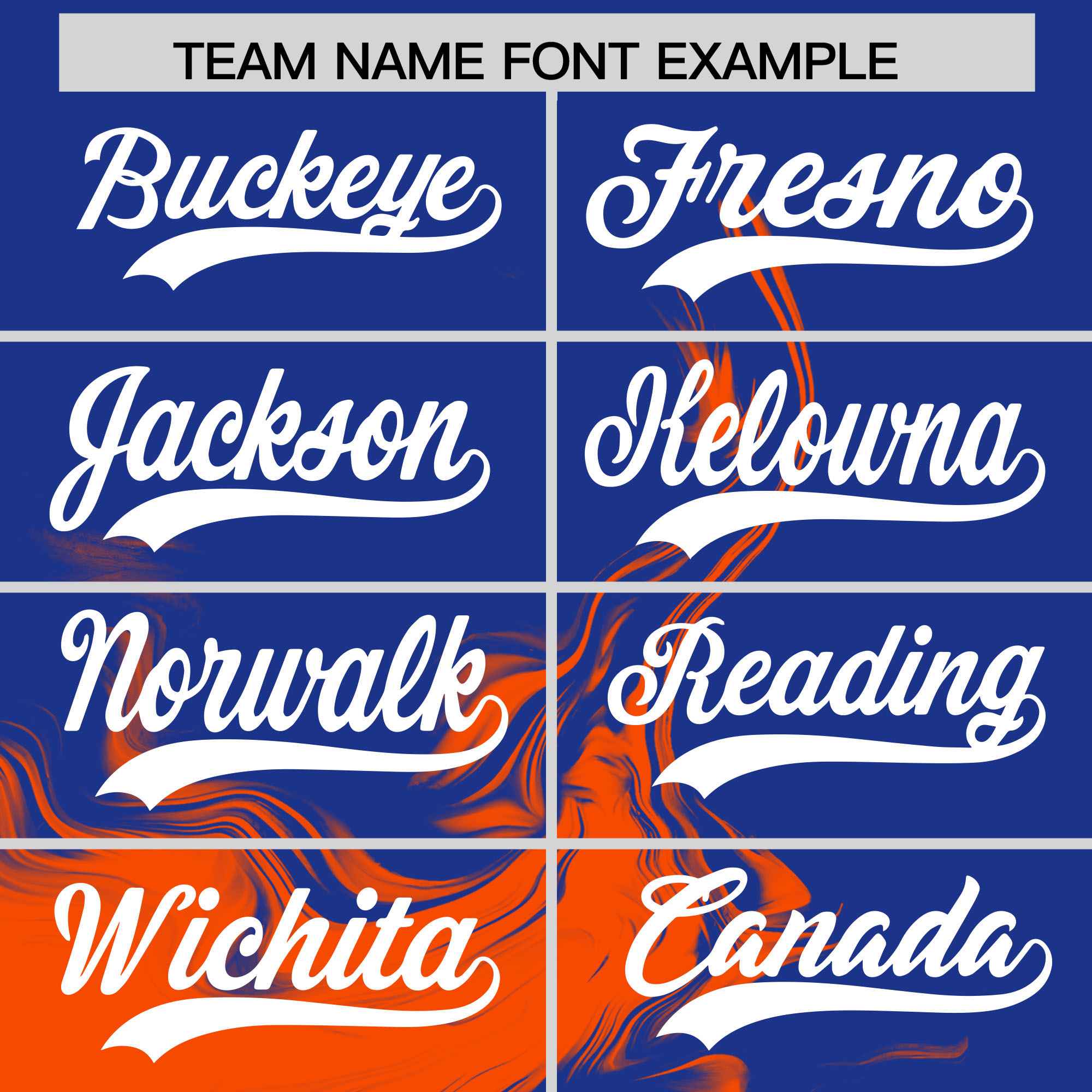 Custom Royal Orange Personalized Ink Pattern Authentic Baseball Jersey