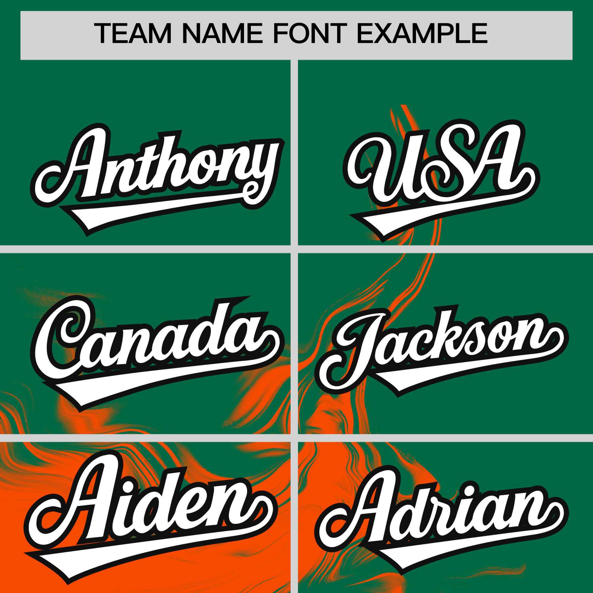 Custom Kelly Green Orange Personalized Ink Pattern Authentic Baseball Jersey