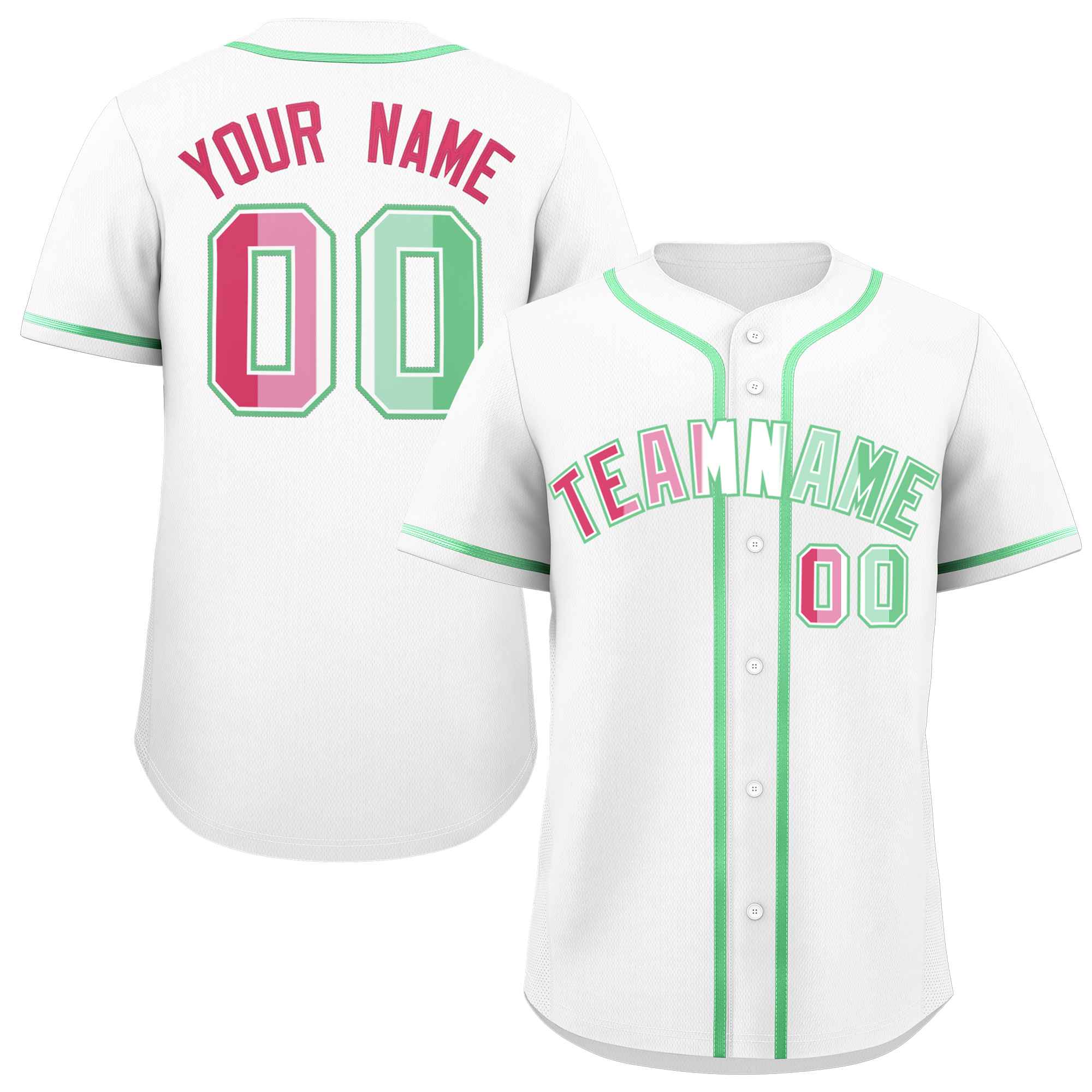 Custom White Abrosexual For Pride Month Classic Style Authentic Baseball Jersey