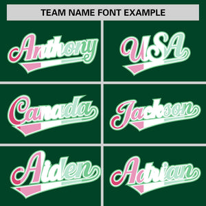 Custom Green Abrosexual For Pride Month Classic Style Authentic Baseball Jersey