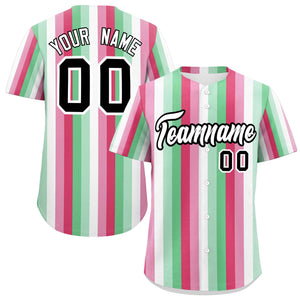 Custom Rainbow Abrosexual For Pride Month Color Block Authentic Baseball Jersey