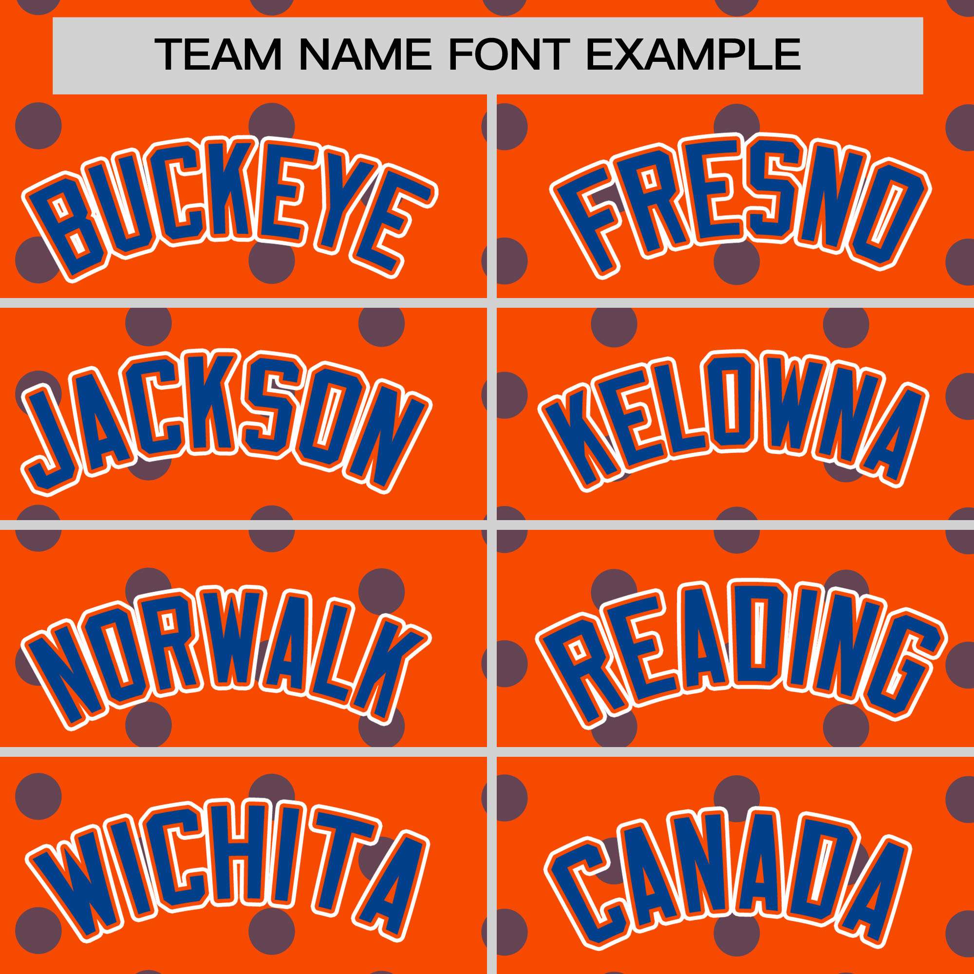 Custom Orange Royal Personalized Polka Dot Graffiti Pattern Authentic Baseball Jersey