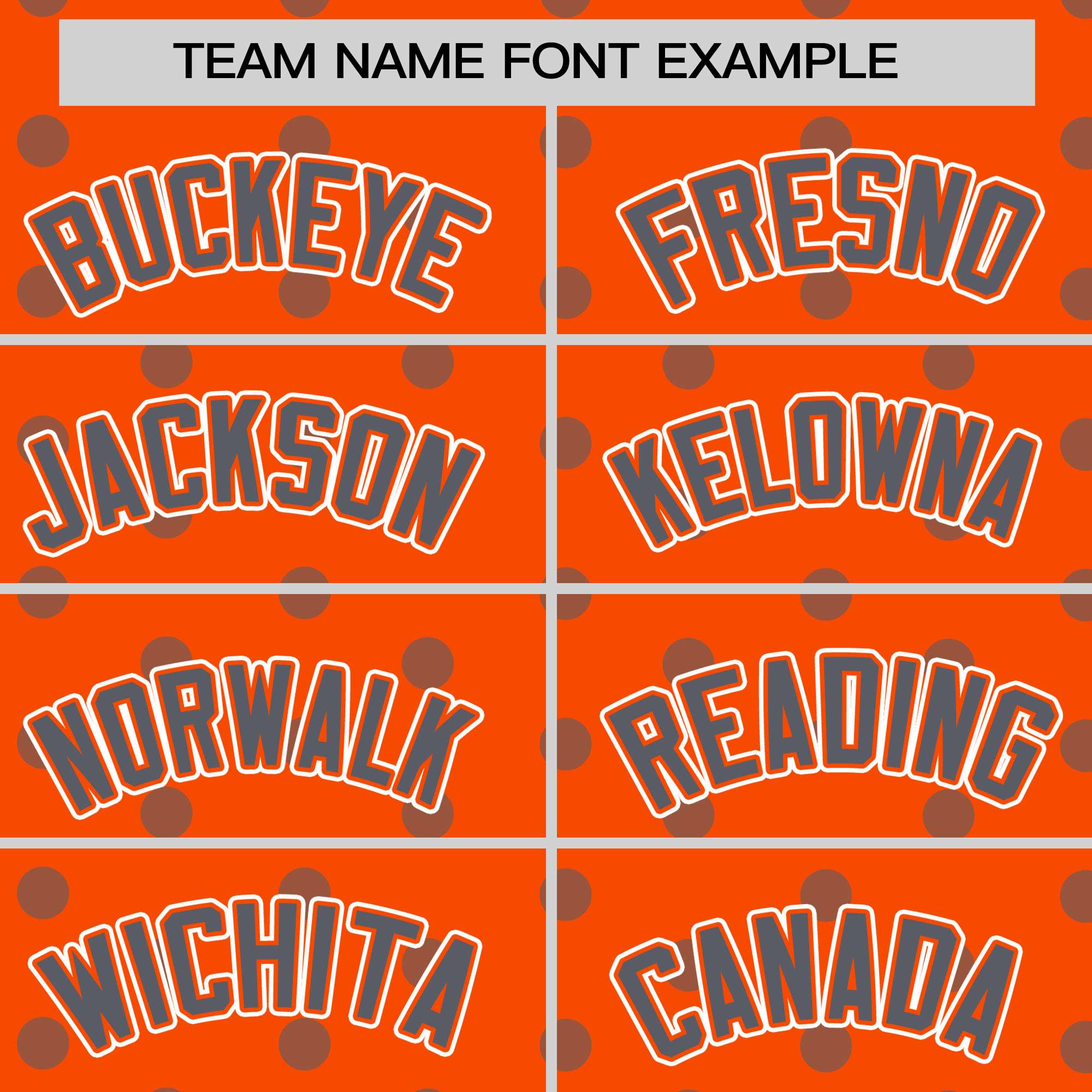 Custom Orange Dark Gray Personalized Polka Dot Graffiti Pattern Authentic Baseball Jersey