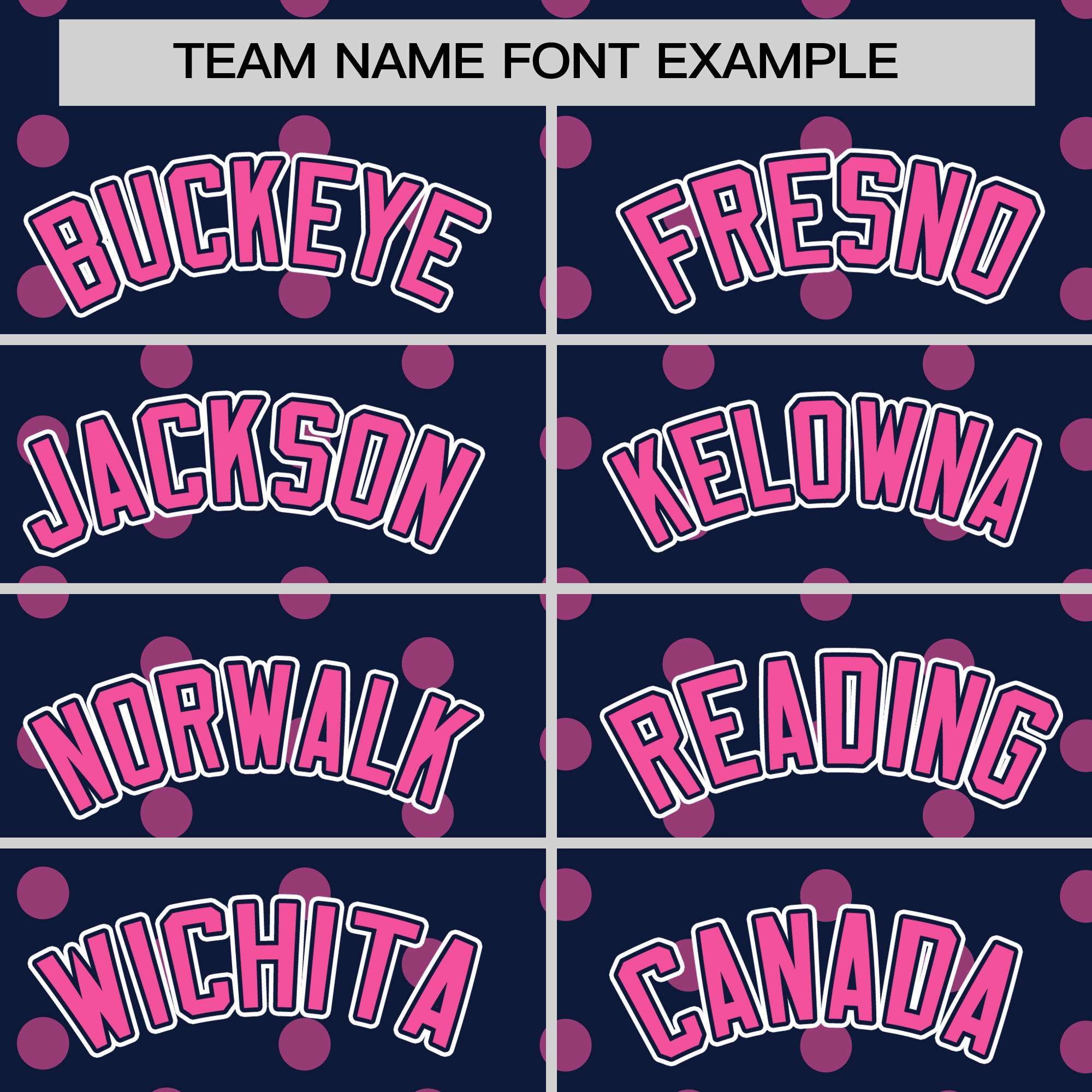 Custom Navy Pink Personalized Polka Dot Graffiti Pattern Authentic Baseball Jersey