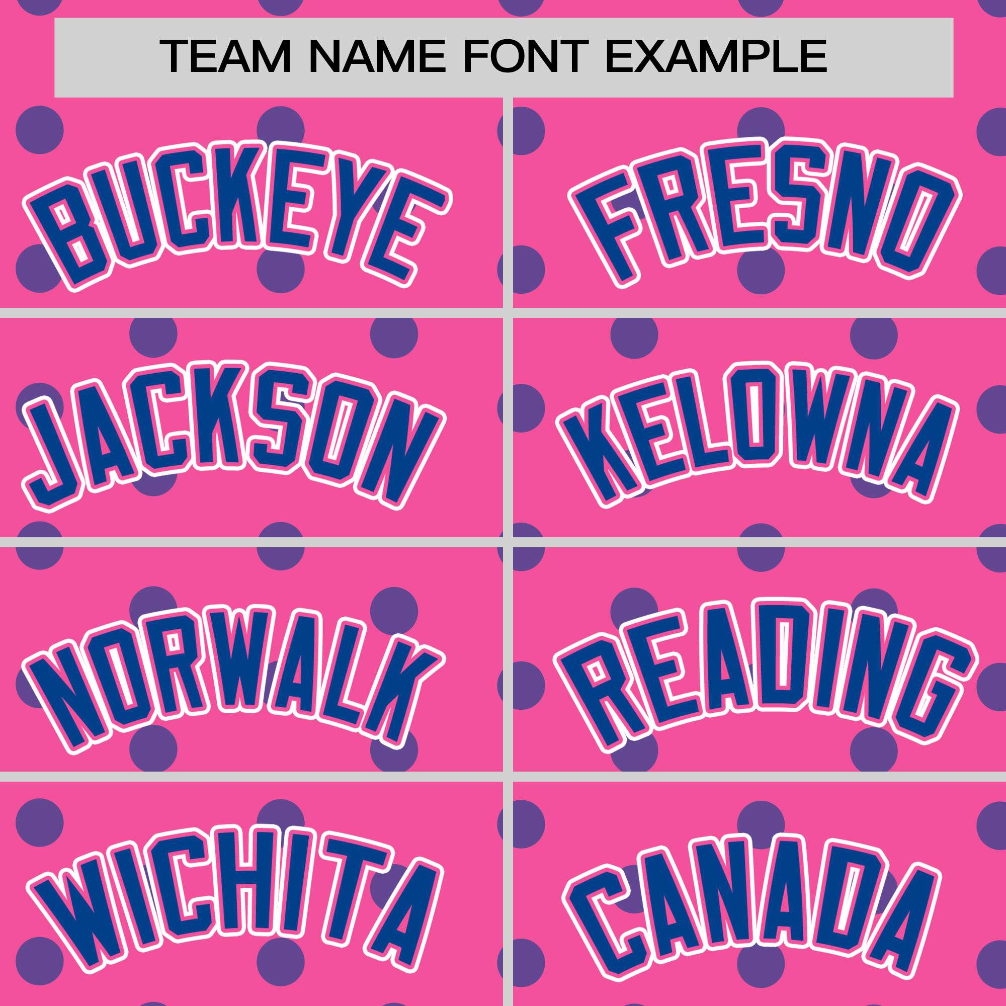 Custom Pink Royal Personalized Polka Dot Graffiti Pattern Authentic Baseball Jersey