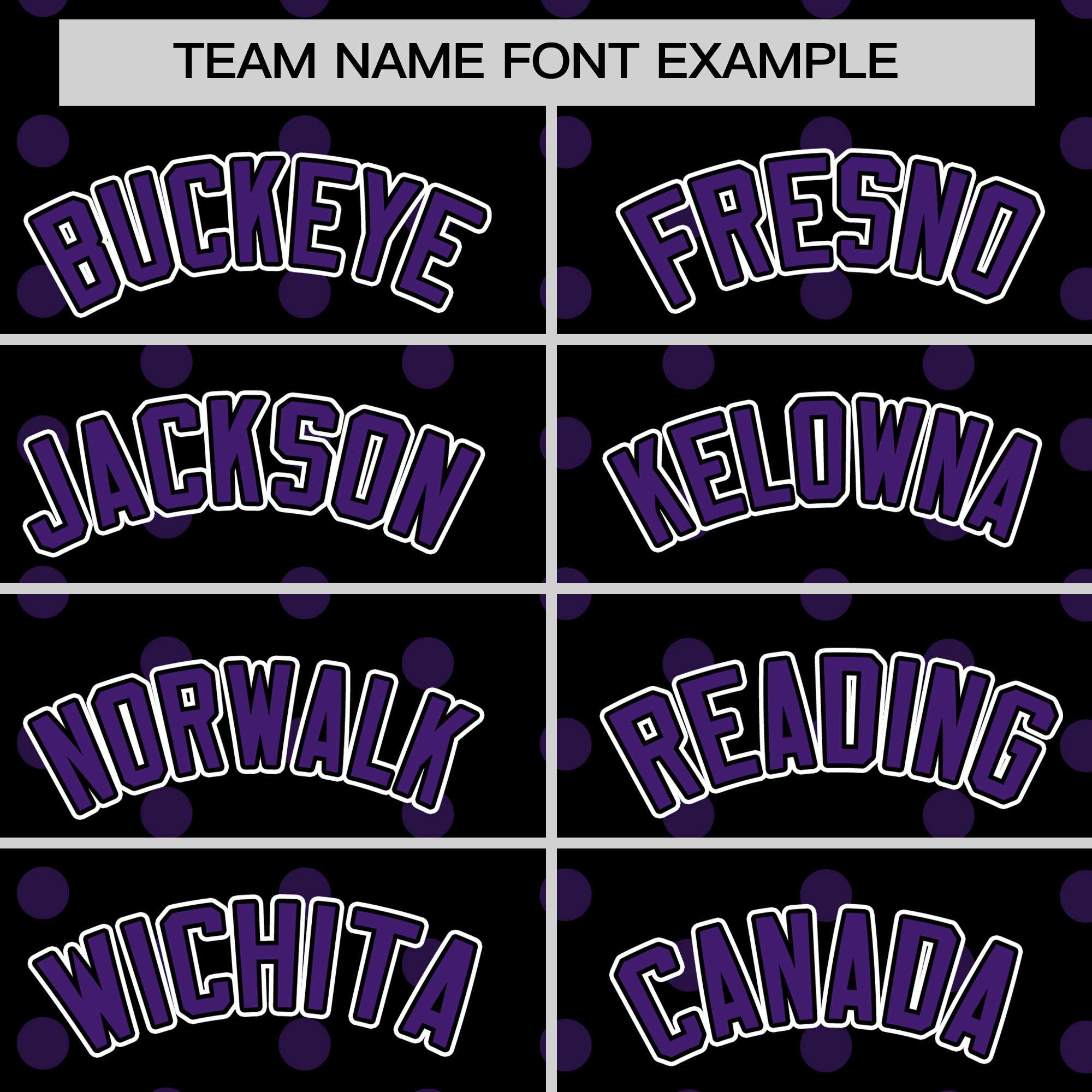 Custom Black Purple Personalized Polka Dot Graffiti Pattern Authentic Baseball Jersey