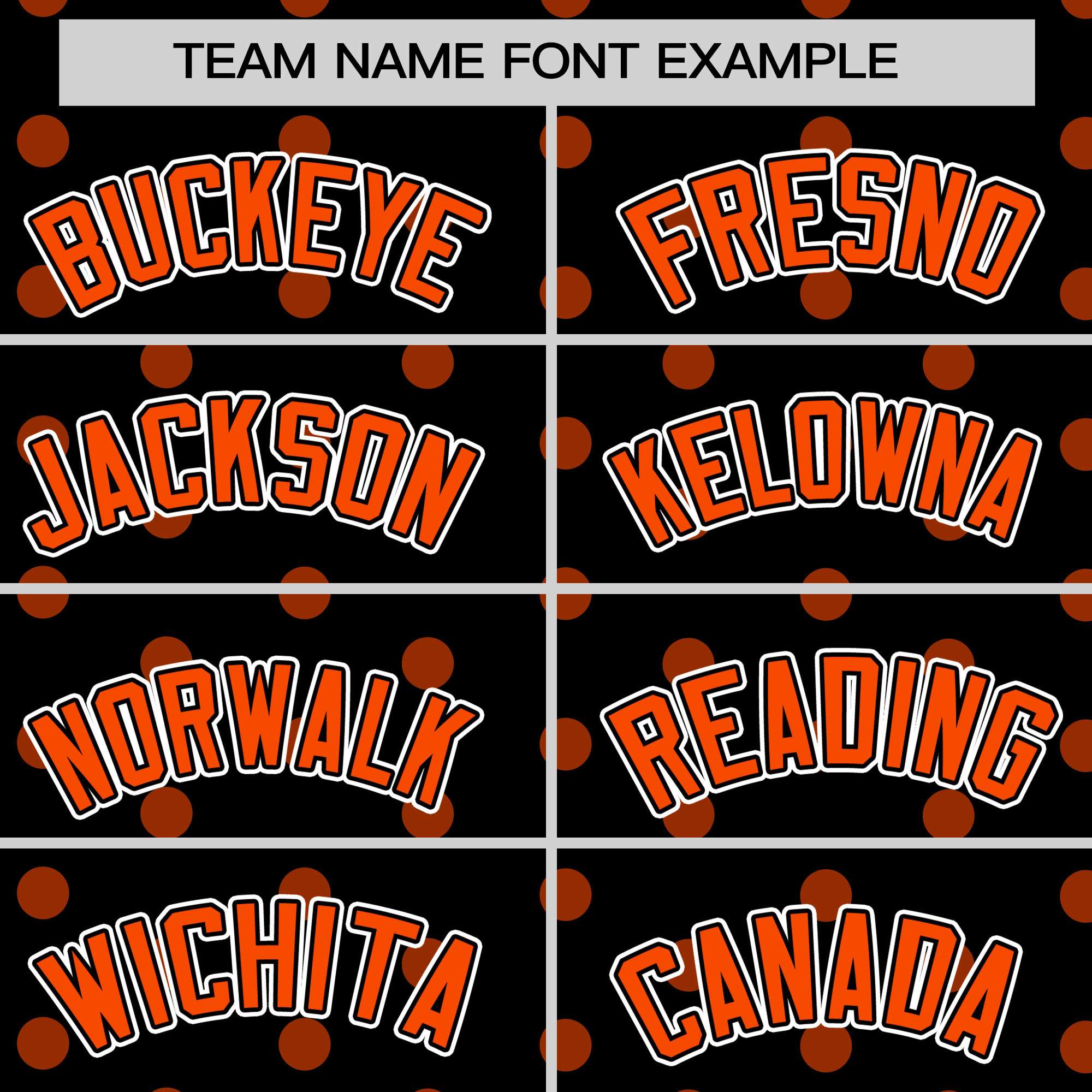 Custom Black Orange Personalized Polka Dot Graffiti Pattern Authentic Baseball Jersey