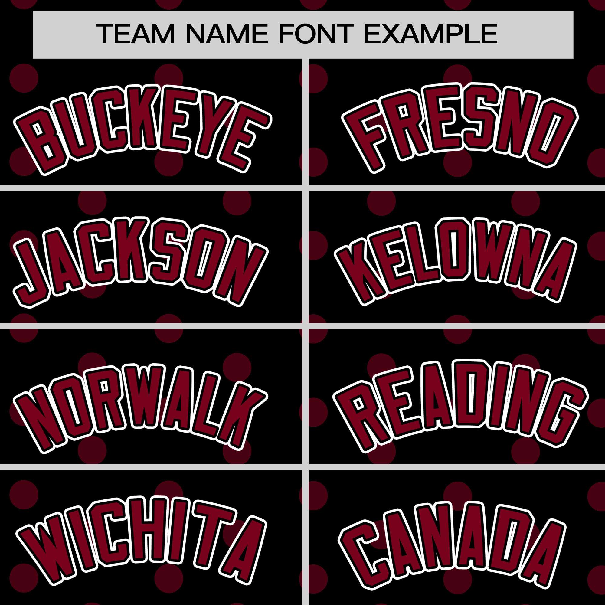 Custom Black Crimson Personalized Polka Dot Graffiti Pattern Authentic Baseball Jersey