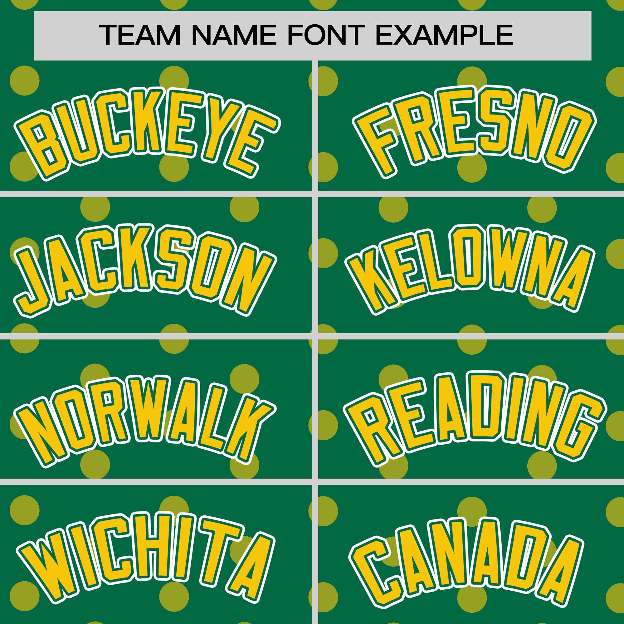 Custom Kelly Green Gold Personalized Polka Dot Graffiti Pattern Authentic Baseball Jersey