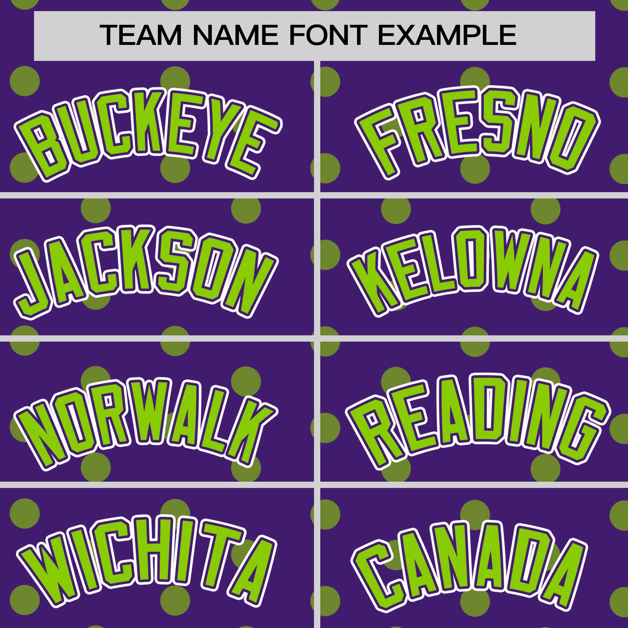 Custom Purple Neon Green Personalized Polka Dot Graffiti Pattern Authentic Baseball Jersey