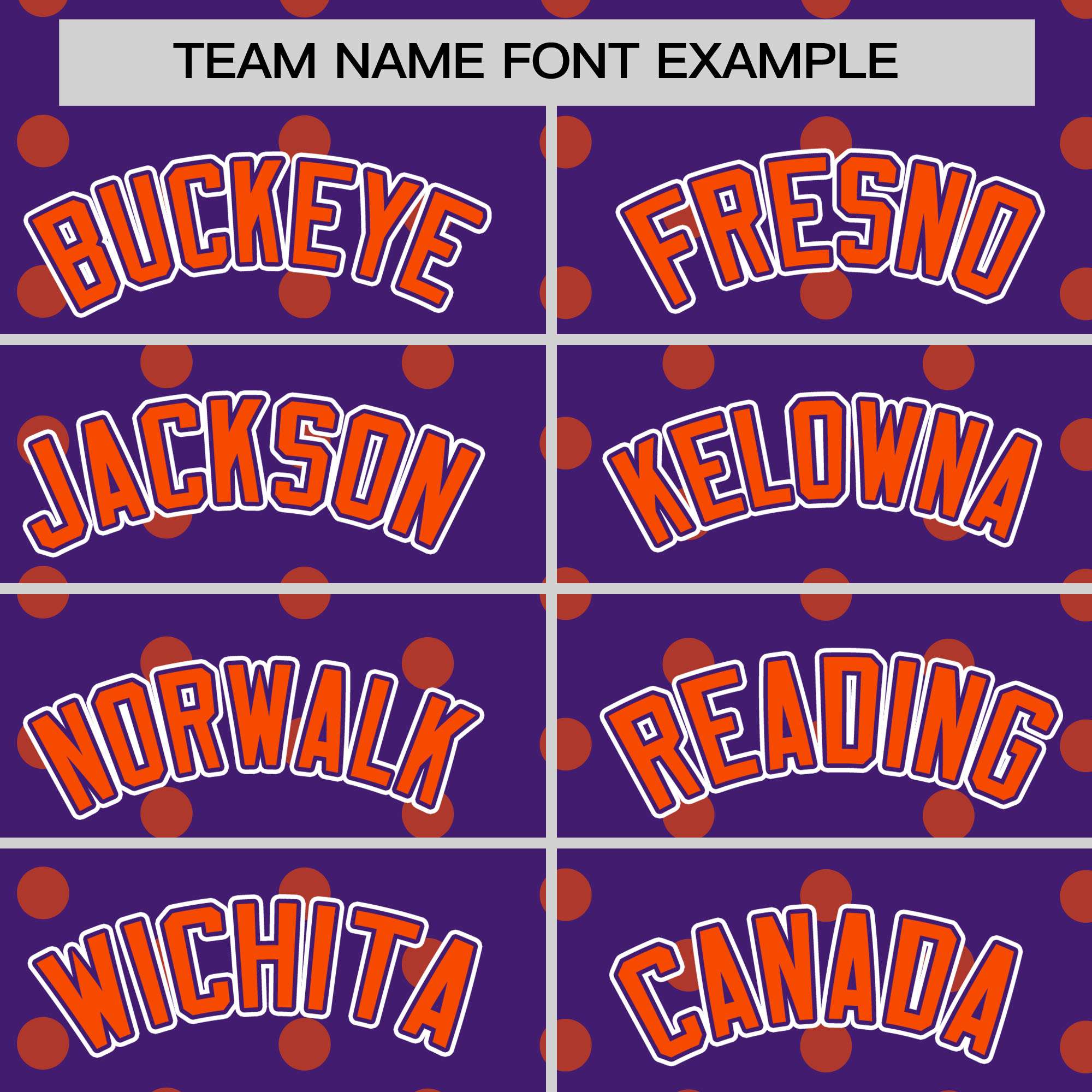 Custom Purple Orange Personalized Polka Dot Graffiti Pattern Authentic Baseball Jersey