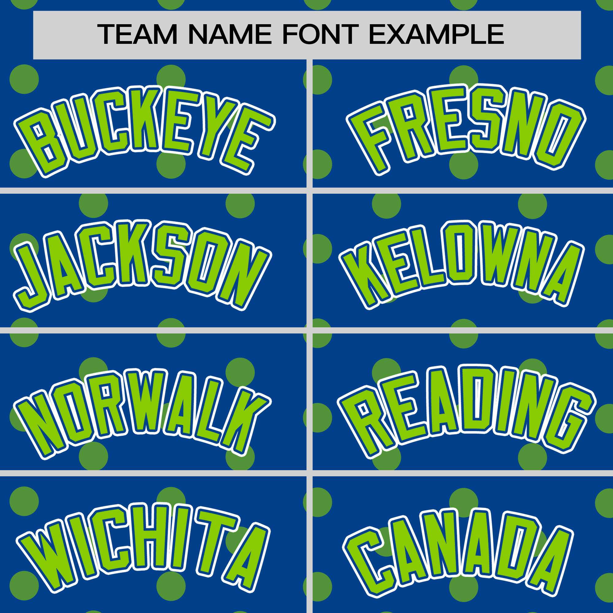 Custom Royal Neon Green Personalized Polka Dot Graffiti Pattern Authentic Baseball Jersey