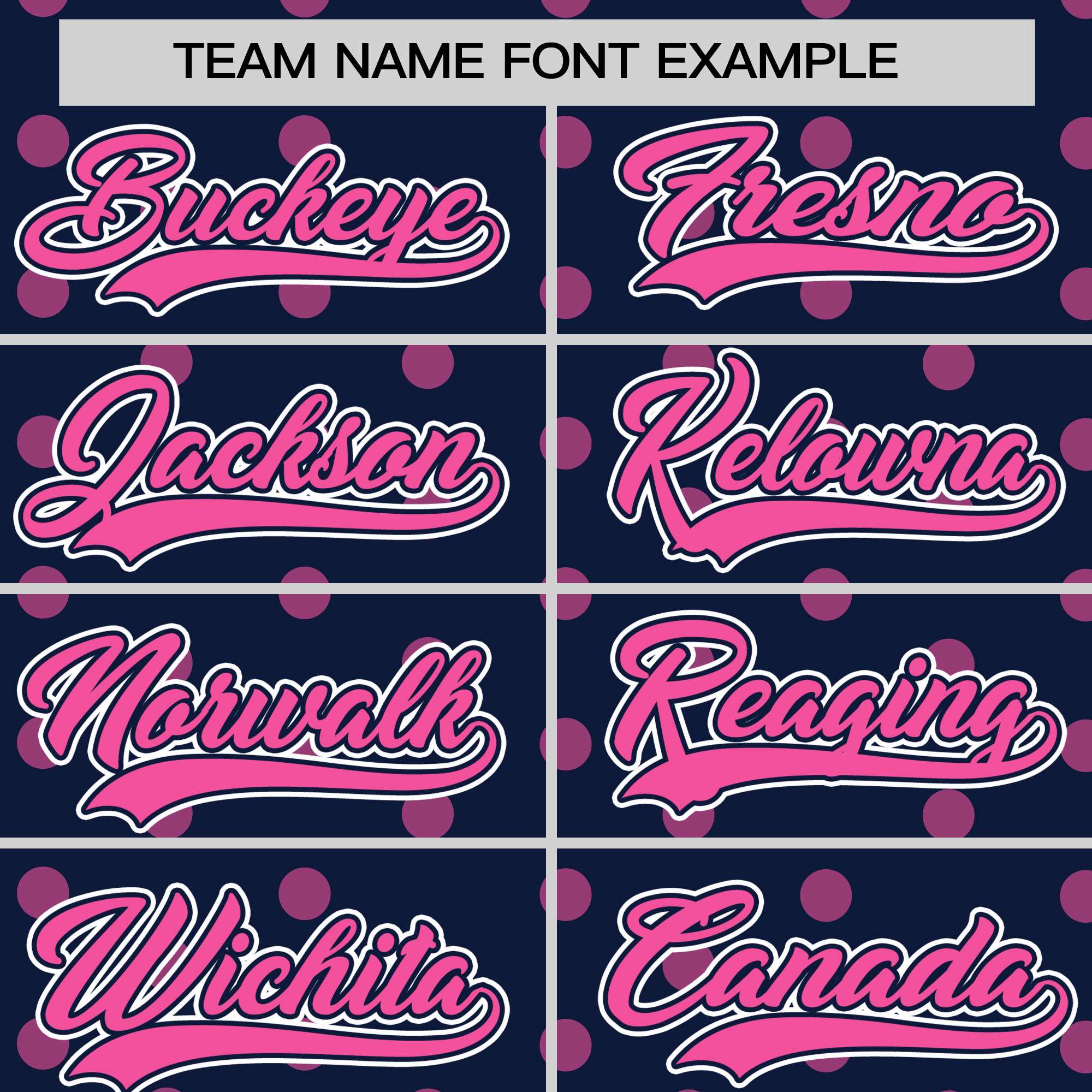 Custom Navy Pink Personalized Polka Dot Graffiti Pattern Authentic Baseball Jersey