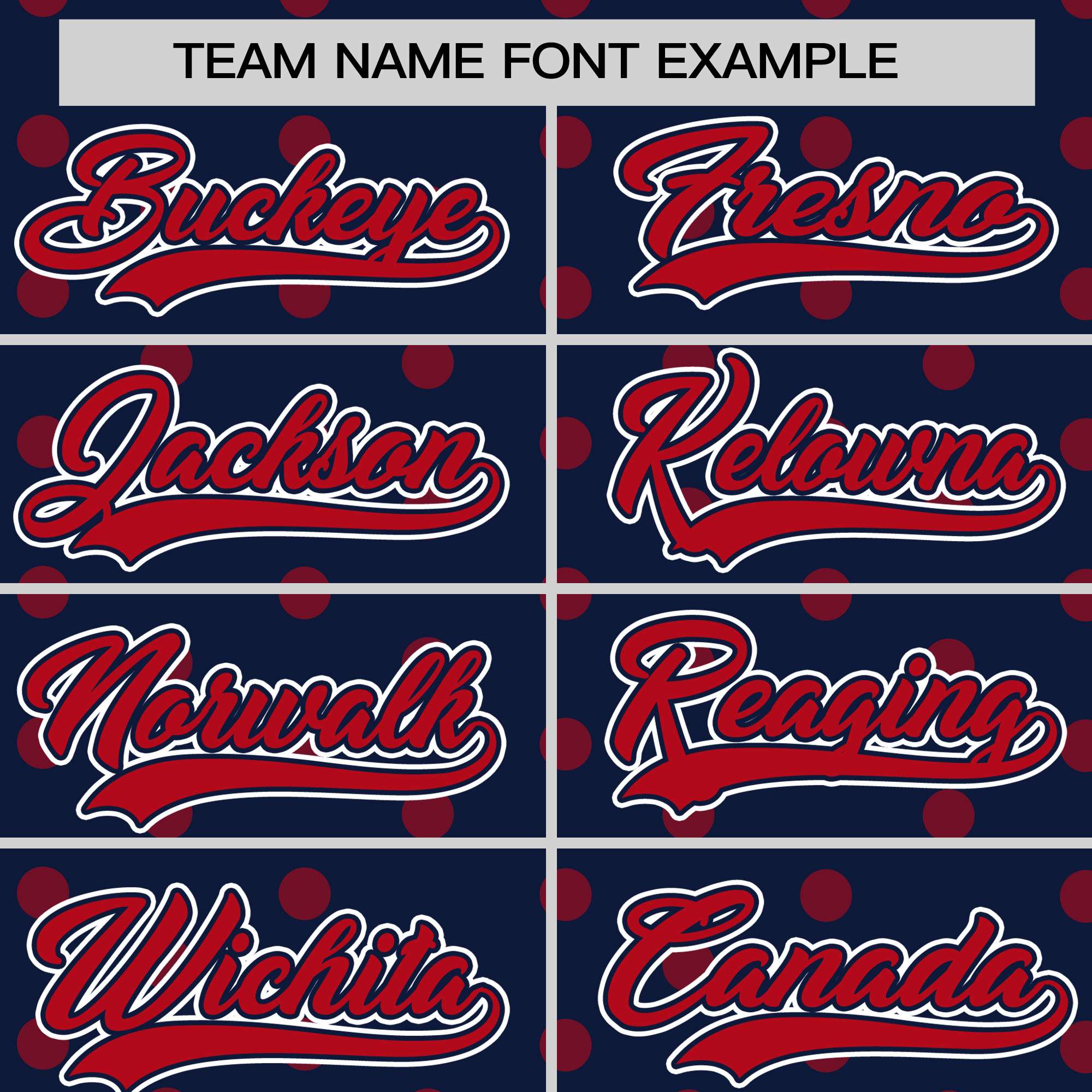 Custom Navy Red Personalized Polka Dot Graffiti Pattern Authentic Baseball Jersey