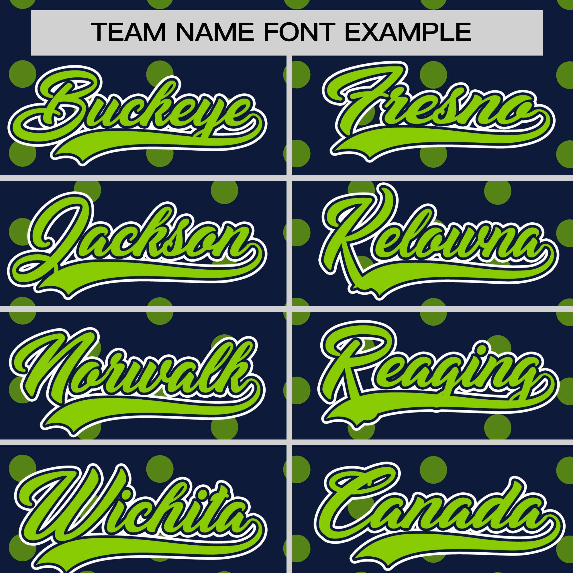 Custom Navy Neon Green Personalized Polka Dot Graffiti Pattern Authentic Baseball Jersey