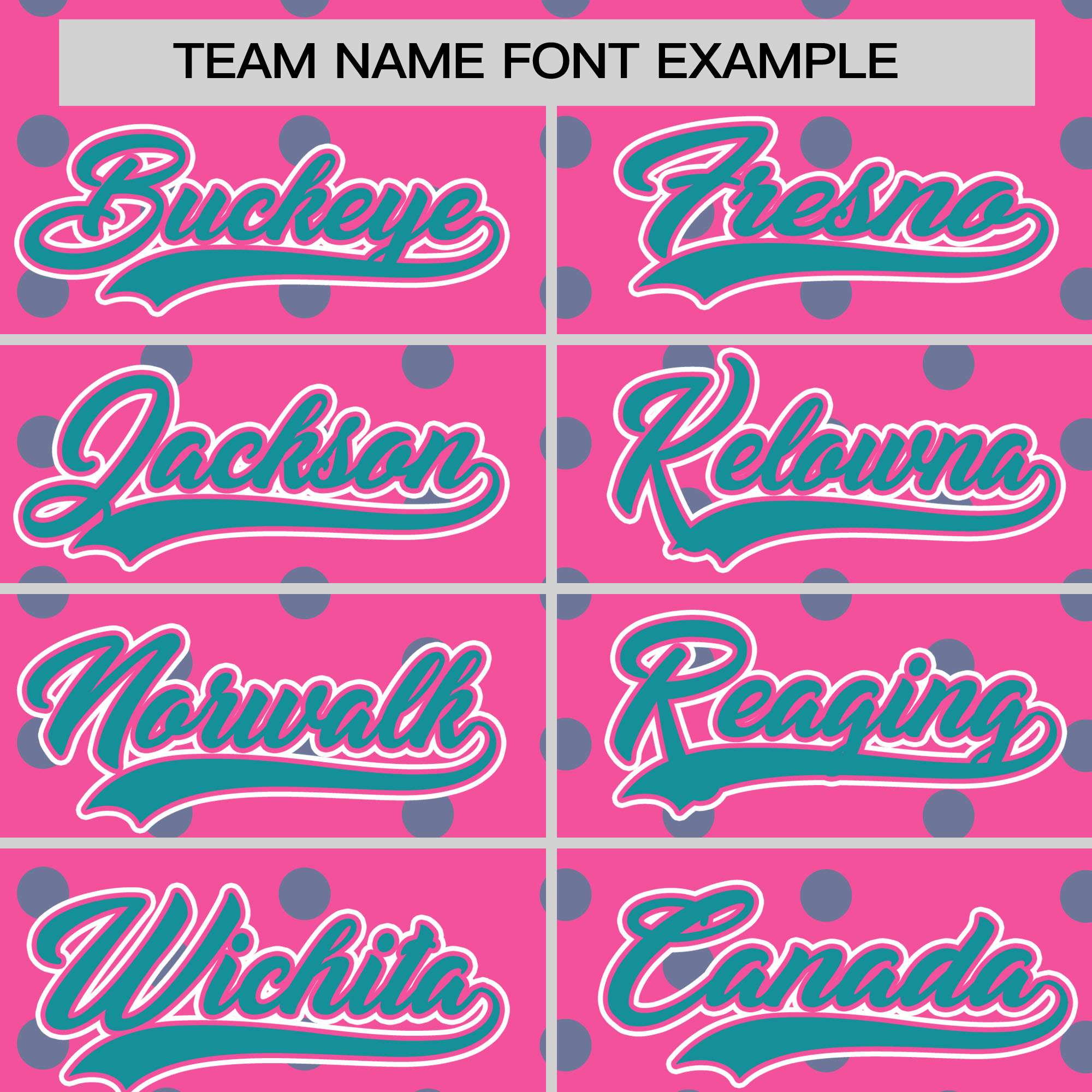 Custom Pink Aqua Personalized Polka Dot Graffiti Pattern Authentic Baseball Jersey