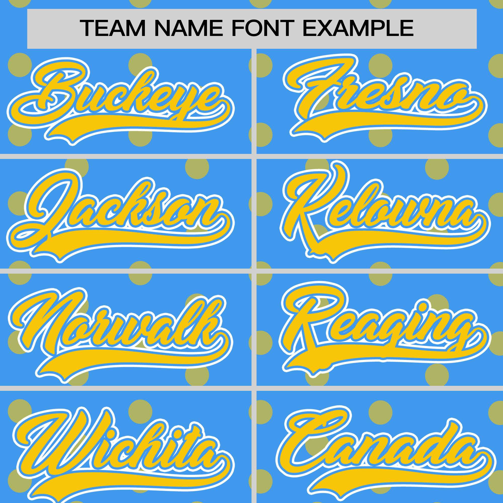 Custom Powder Blue Gold Personalized Polka Dot Graffiti Pattern Authentic Baseball Jersey