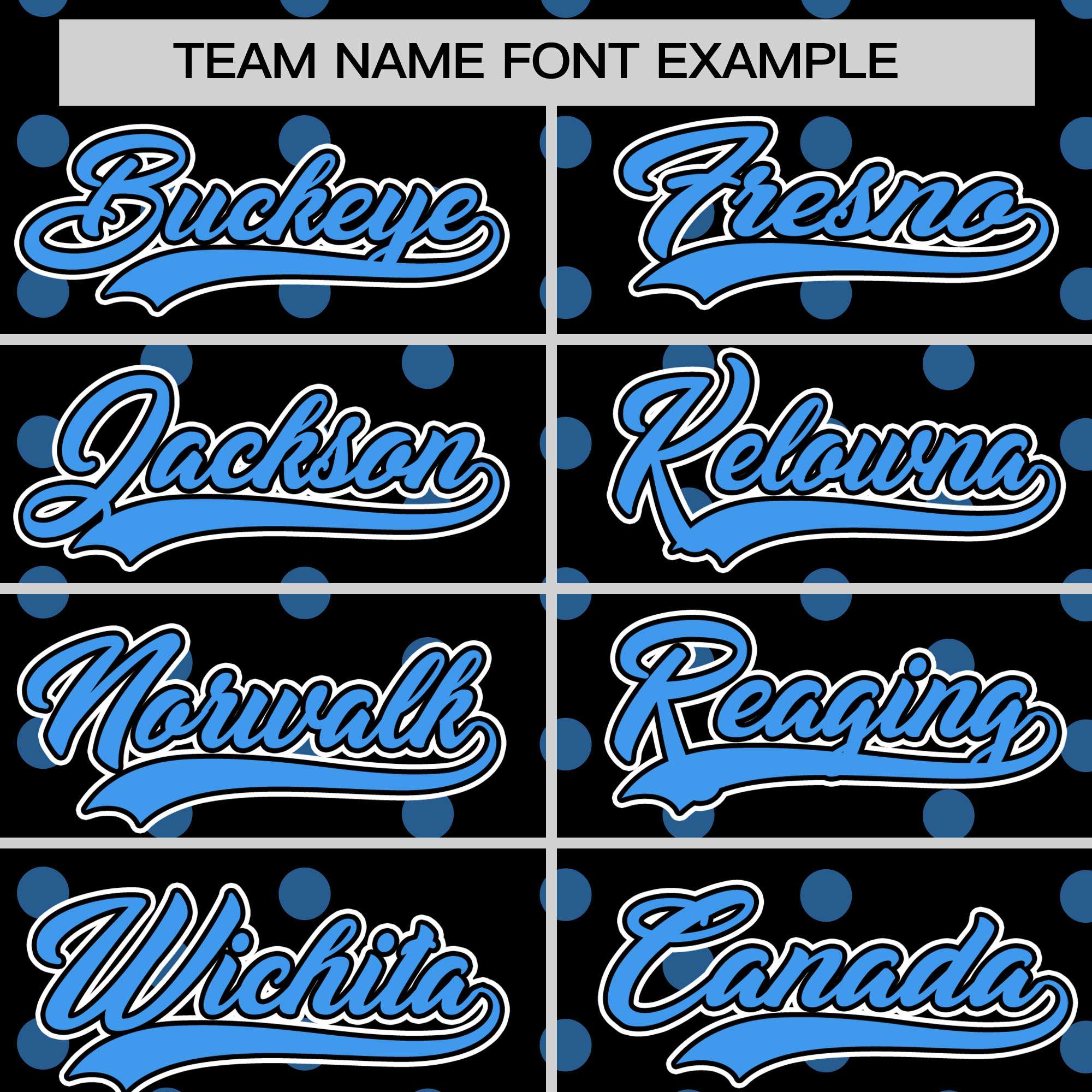 Custom Black Powder Blue Personalized Polka Dot Graffiti Pattern Authentic Baseball Jersey