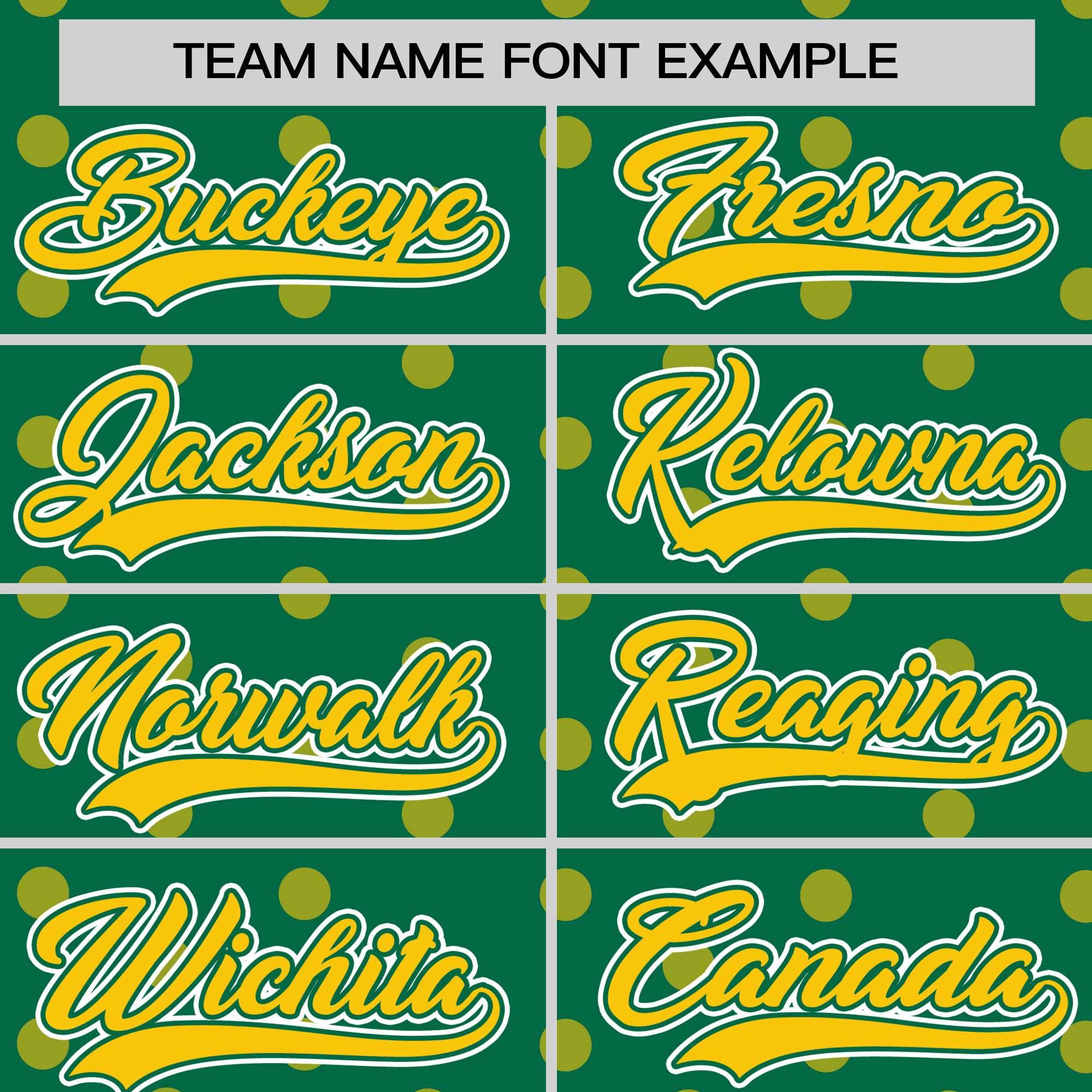 Custom Kelly Green Gold Personalized Polka Dot Graffiti Pattern Authentic Baseball Jersey