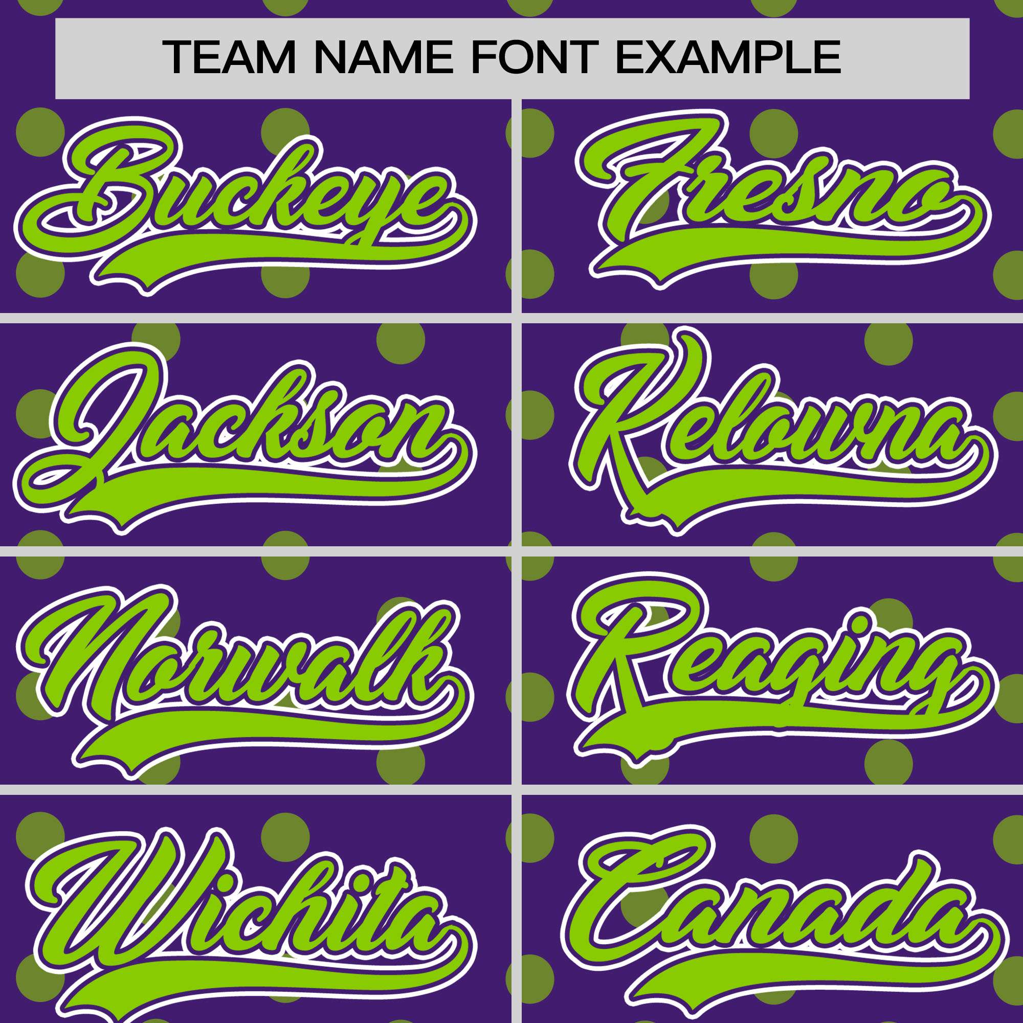 Custom Purple Neon Green Personalized Polka Dot Graffiti Pattern Authentic Baseball Jersey