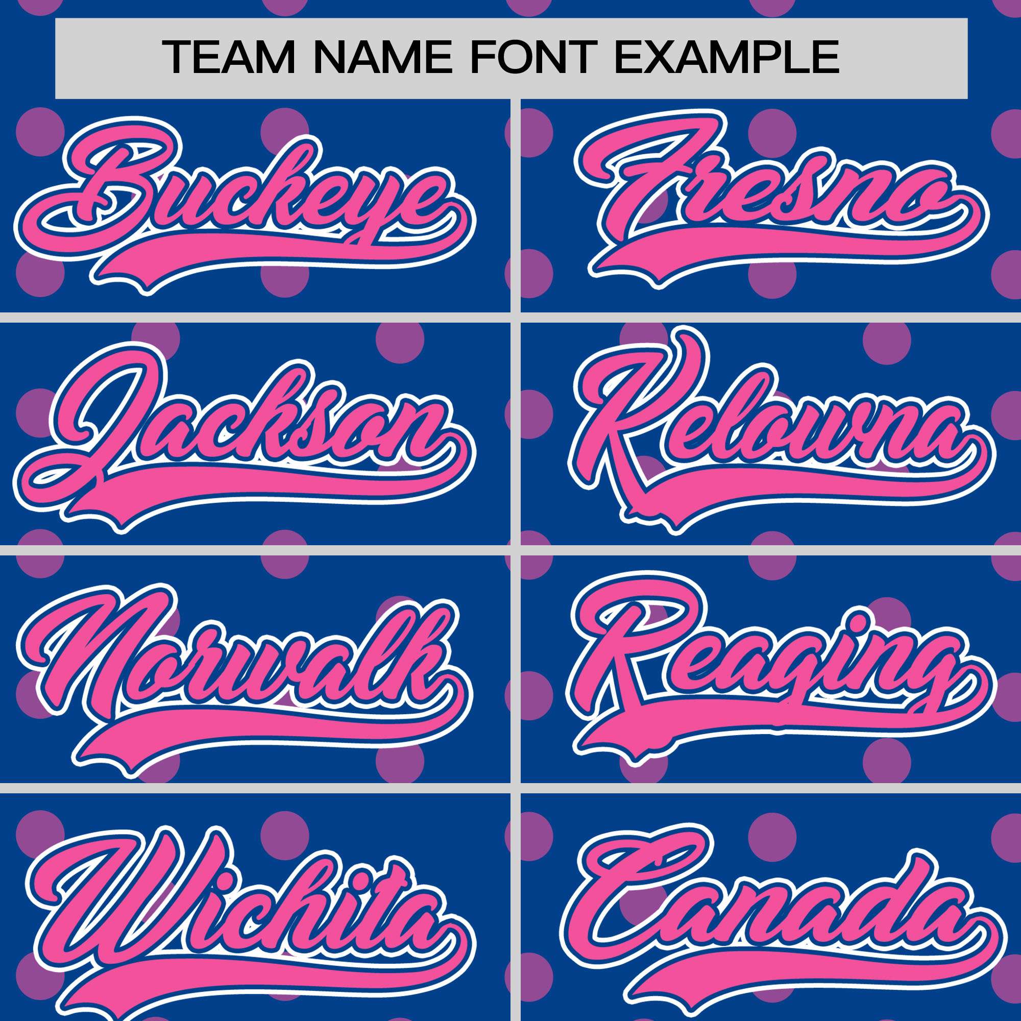 Custom Royal Pink Personalized Polka Dot Graffiti Pattern Authentic Baseball Jersey