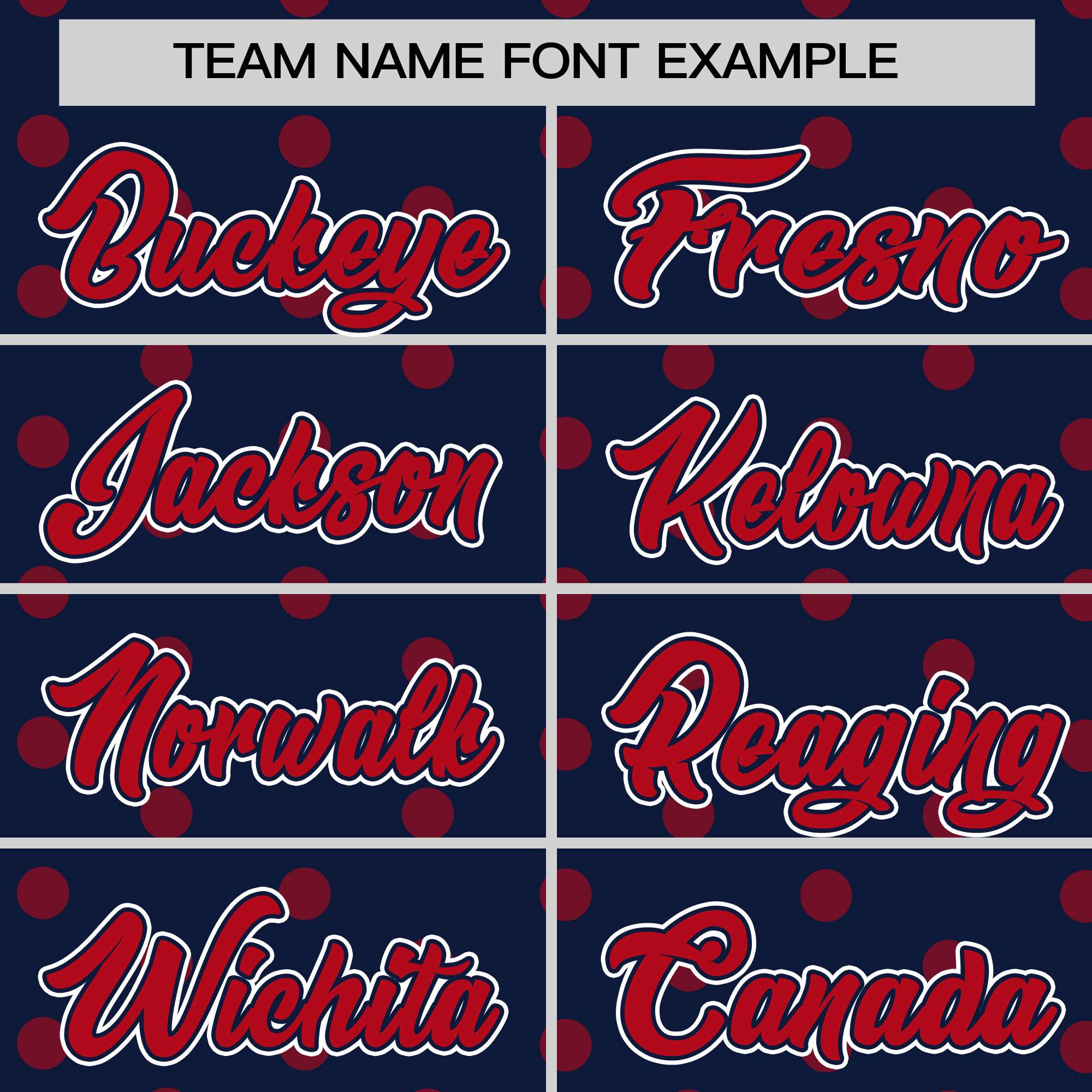 Custom Navy Red Personalized Polka Dot Graffiti Pattern Authentic Baseball Jersey