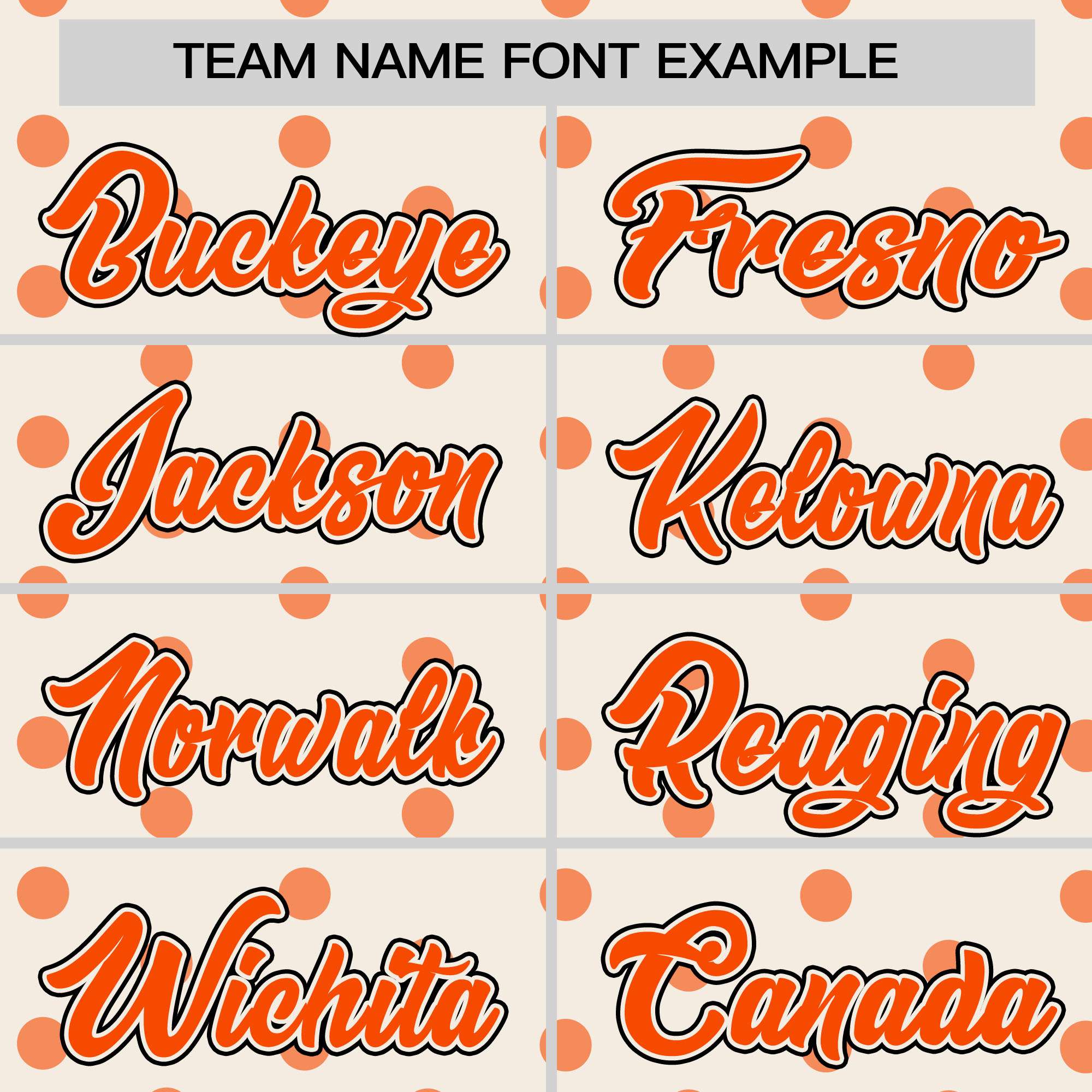 Custom Cream Orange Personalized Polka Dot Graffiti Pattern Authentic Baseball Jersey