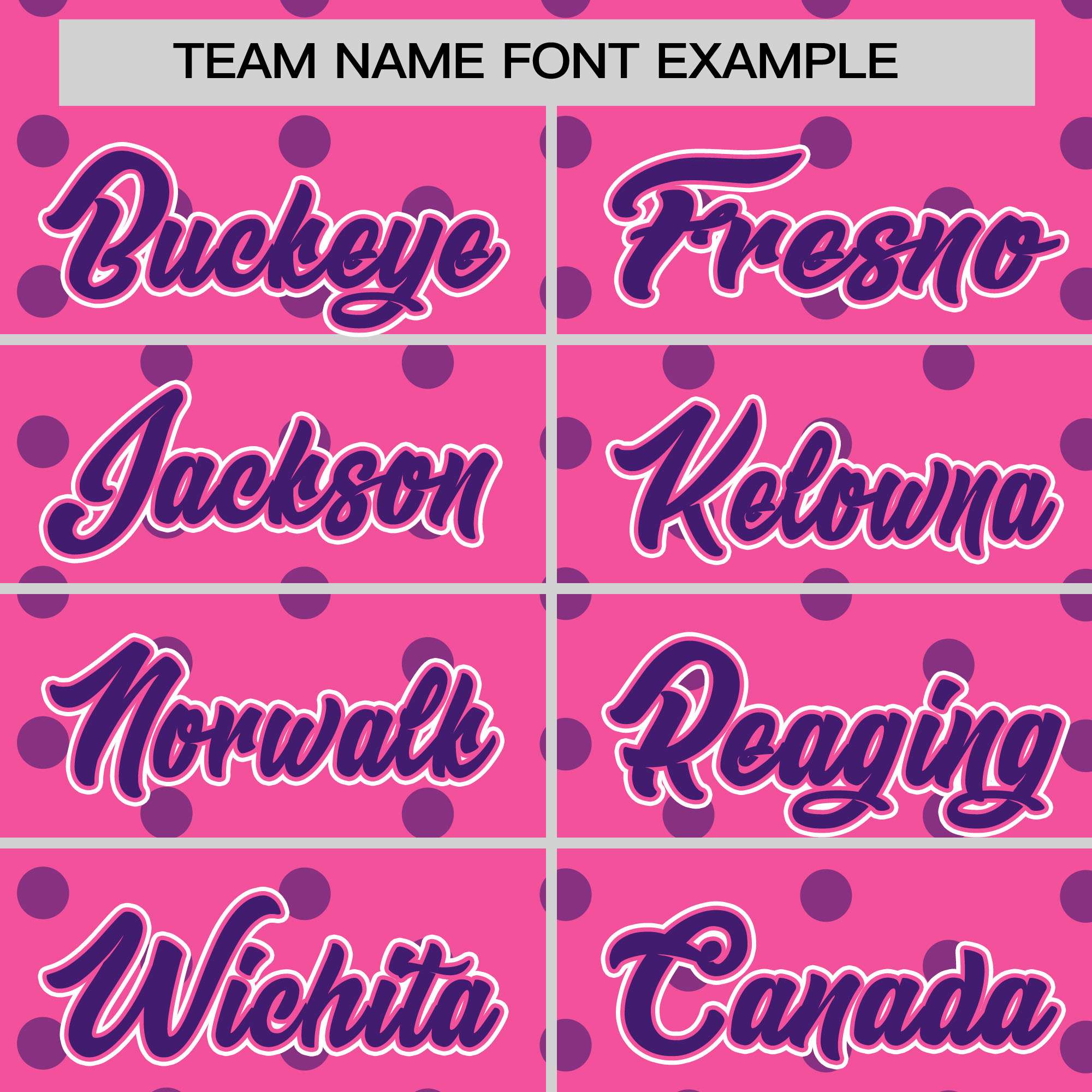 Custom Pink Purple Personalized Polka Dot Graffiti Pattern Authentic Baseball Jersey