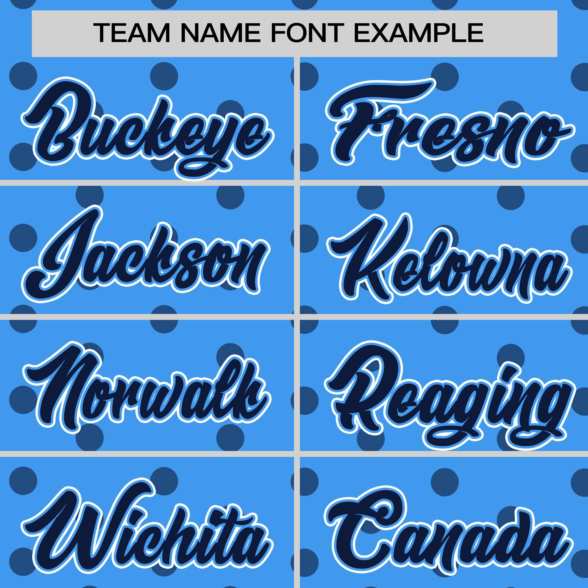 Custom Powder Blue Navy Personalized Polka Dot Graffiti Pattern Authentic Baseball Jersey