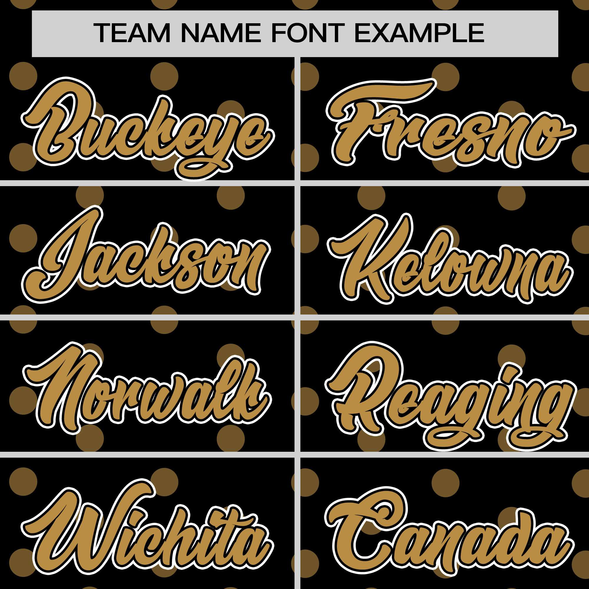 Custom Black Old Gold Personalized Polka Dot Graffiti Pattern Authentic Baseball Jersey