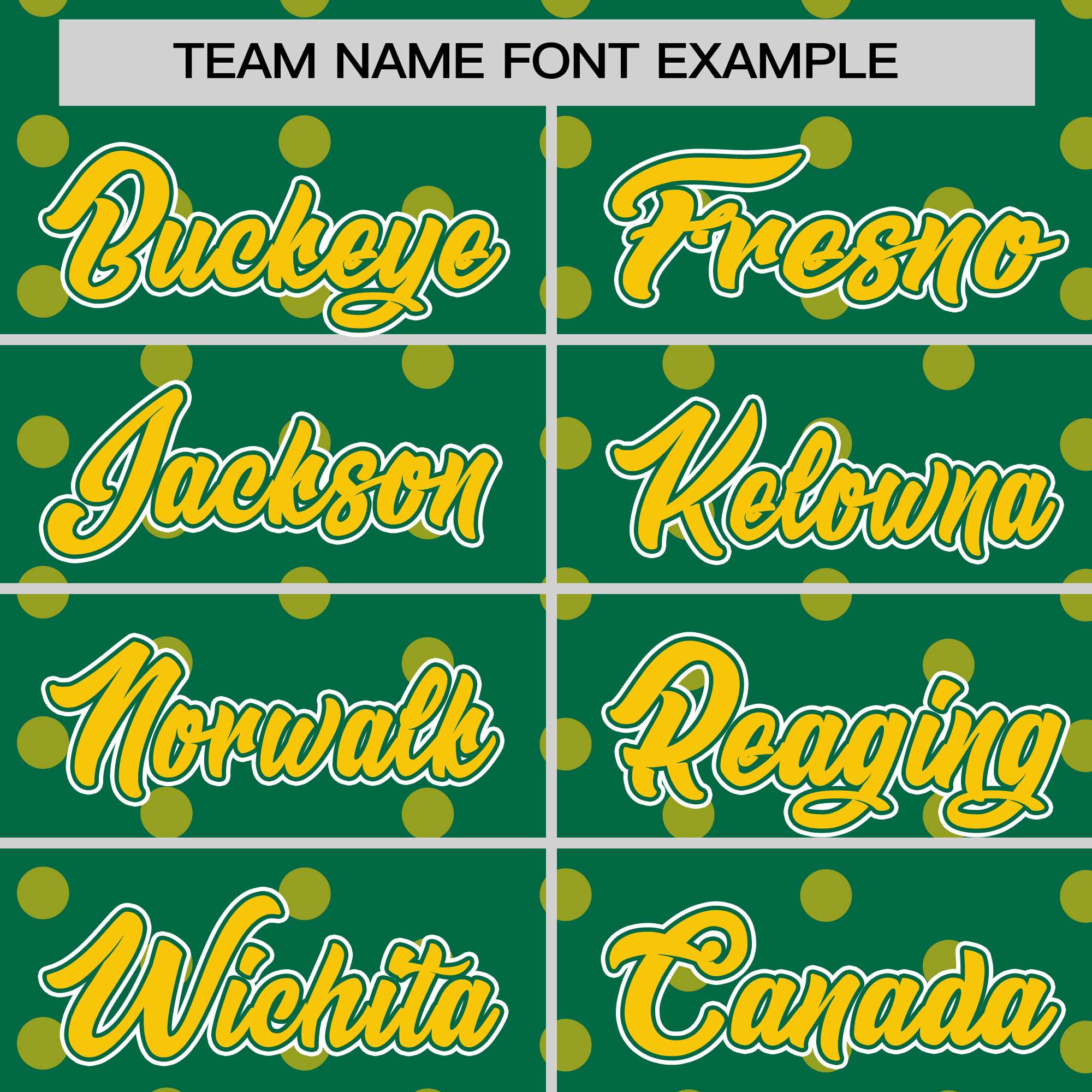 Custom Kelly Green Gold Personalized Polka Dot Graffiti Pattern Authentic Baseball Jersey