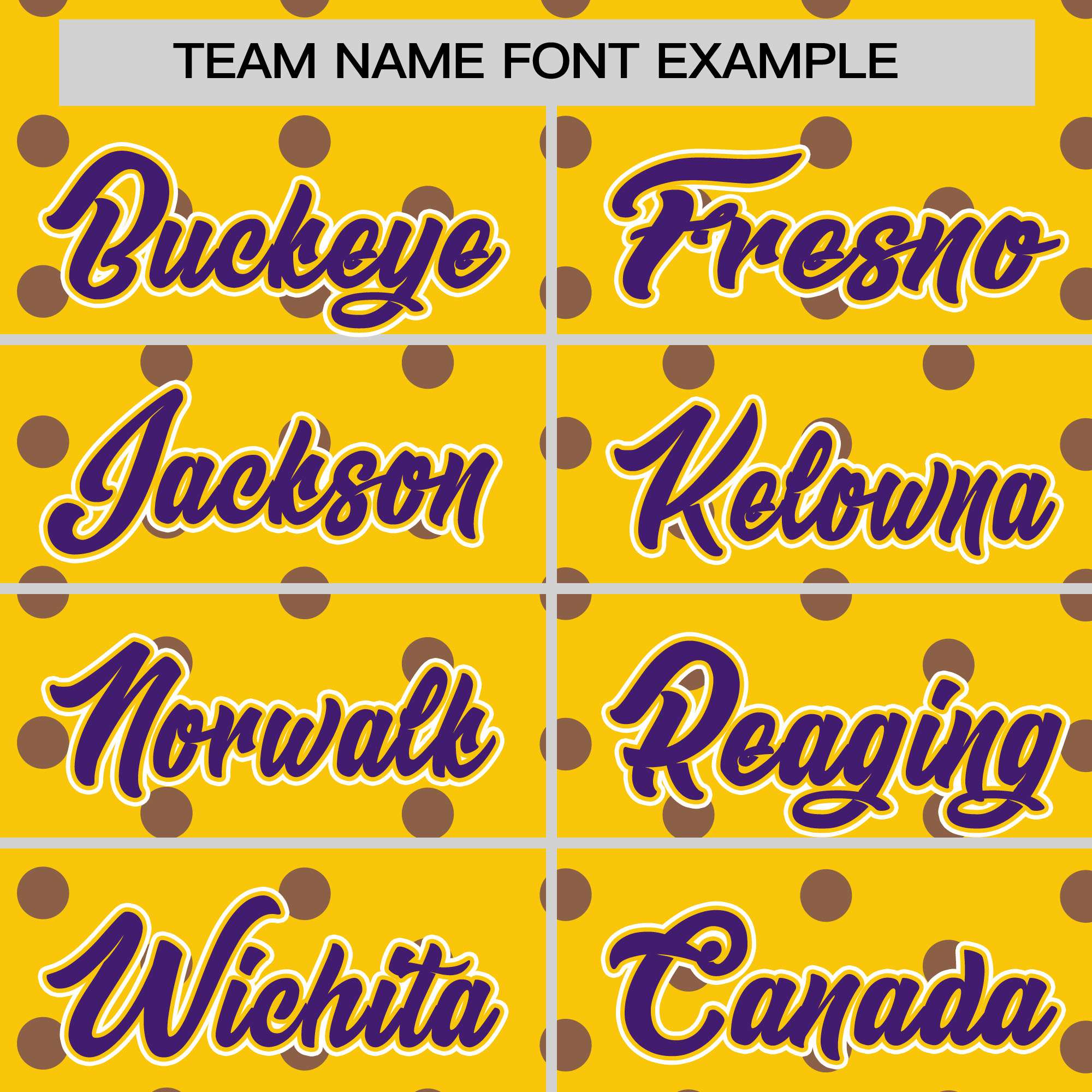 Custom Gold Purple Personalized Polka Dot Graffiti Pattern Authentic Baseball Jersey