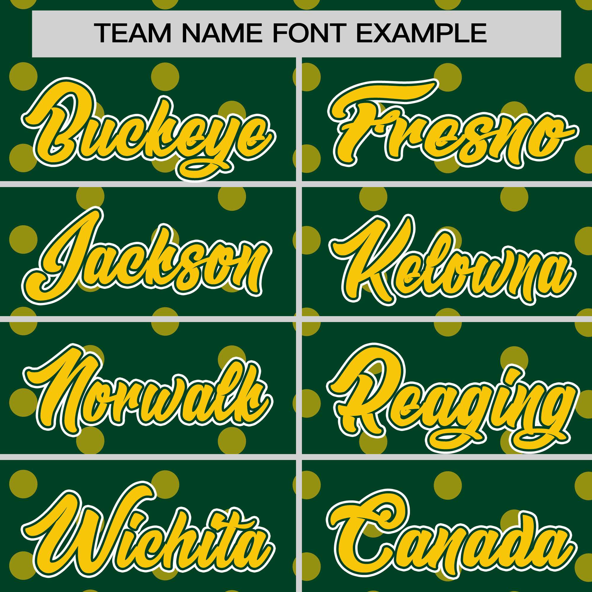 Custom Green Gold Personalized Polka Dot Graffiti Pattern Authentic Baseball Jersey