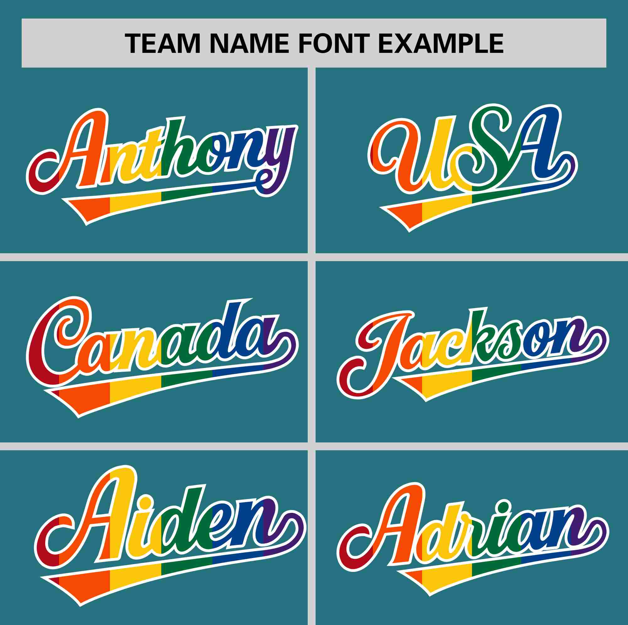 Custom Aqua LGBT Rainbow For Pride Month Classic Style Authentic Baseball Jersey