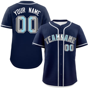 Custom Navy Demiboy For Pride Month Classic Style Authentic Baseball Jersey