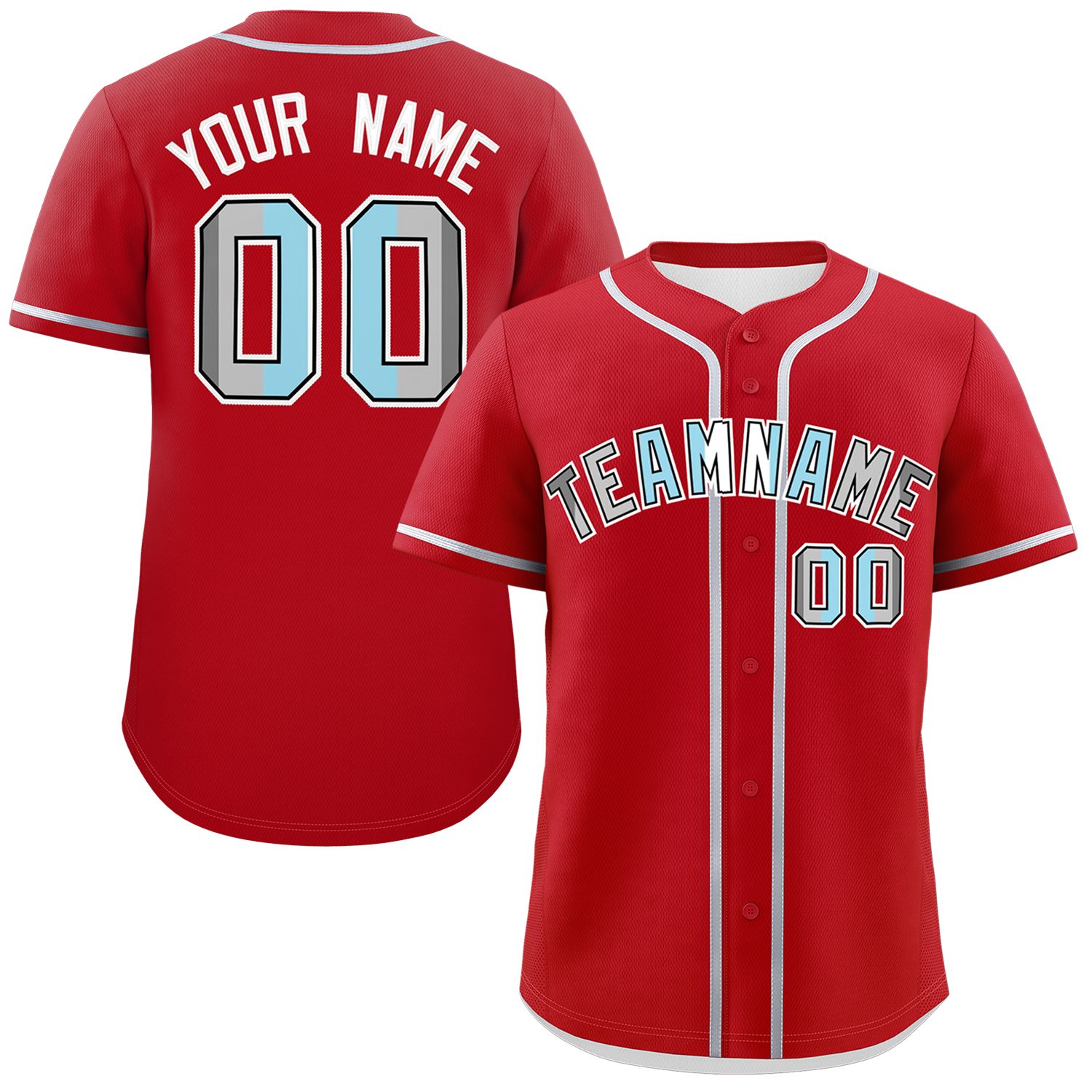 Custom Red Demiboy For Pride Month Classic Style Authentic Baseball Jersey