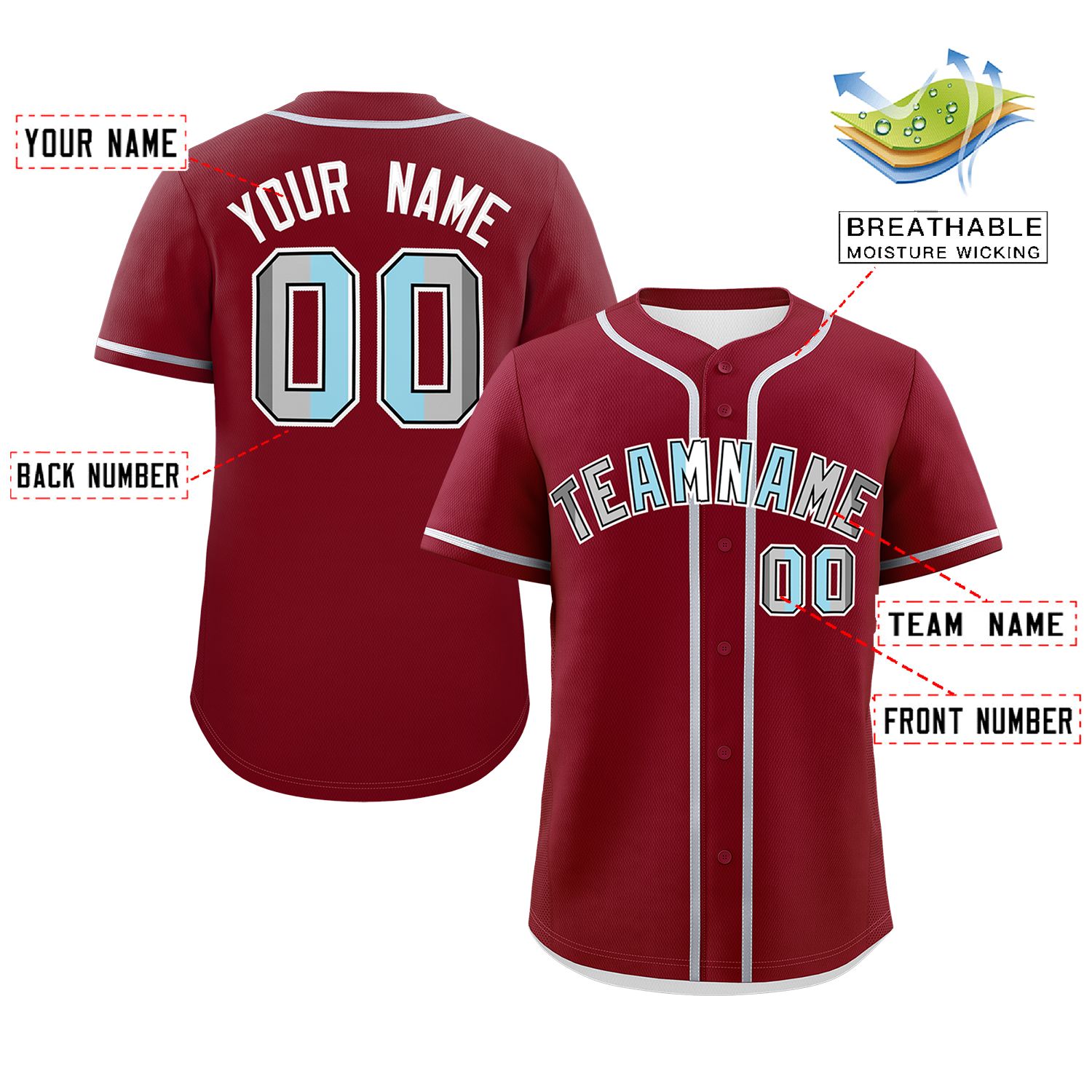 Custom Crimson Demiboy For Pride Month Classic Style Authentic Baseball Jersey