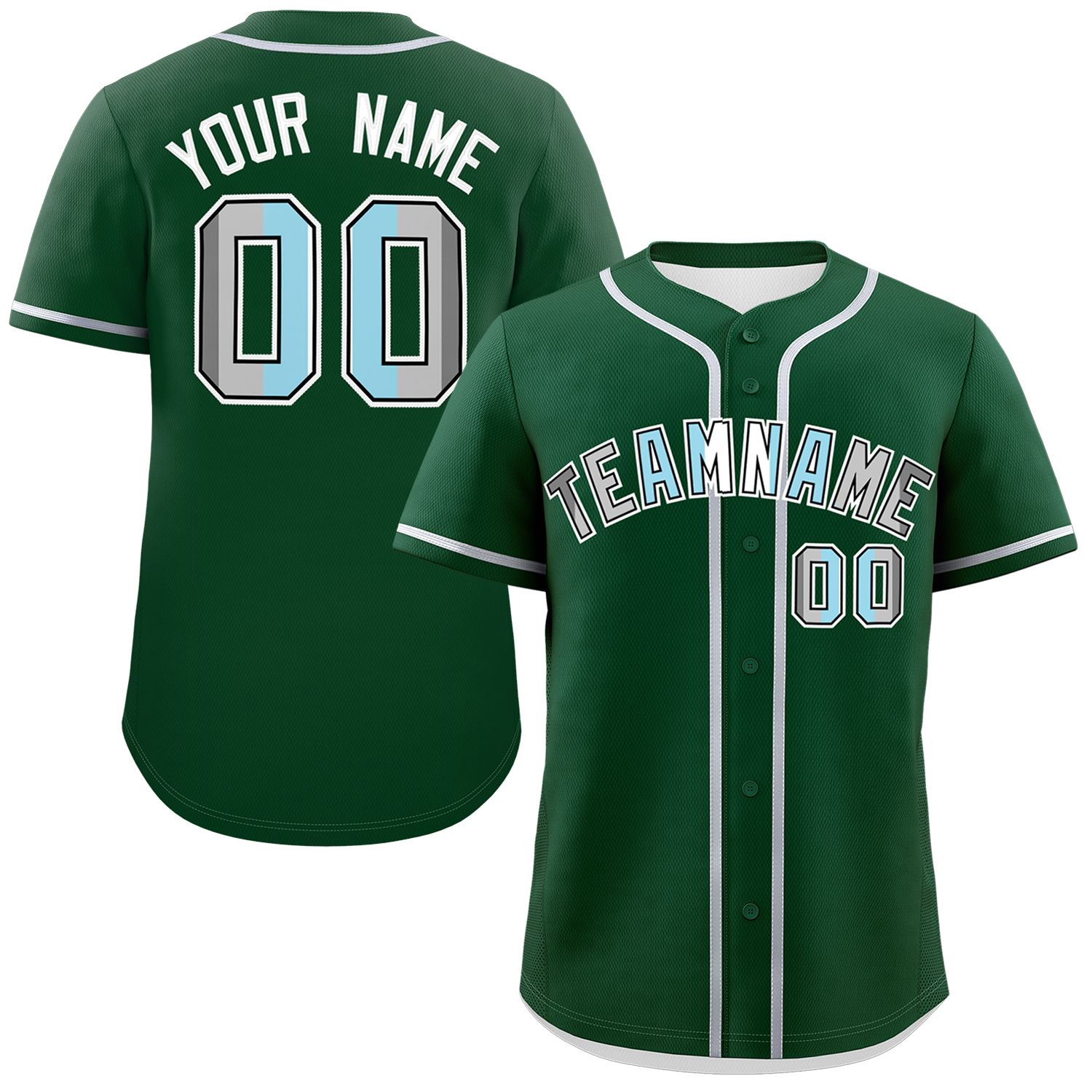 Custom Green Demiboy For Pride Month Classic Style Authentic Baseball Jersey