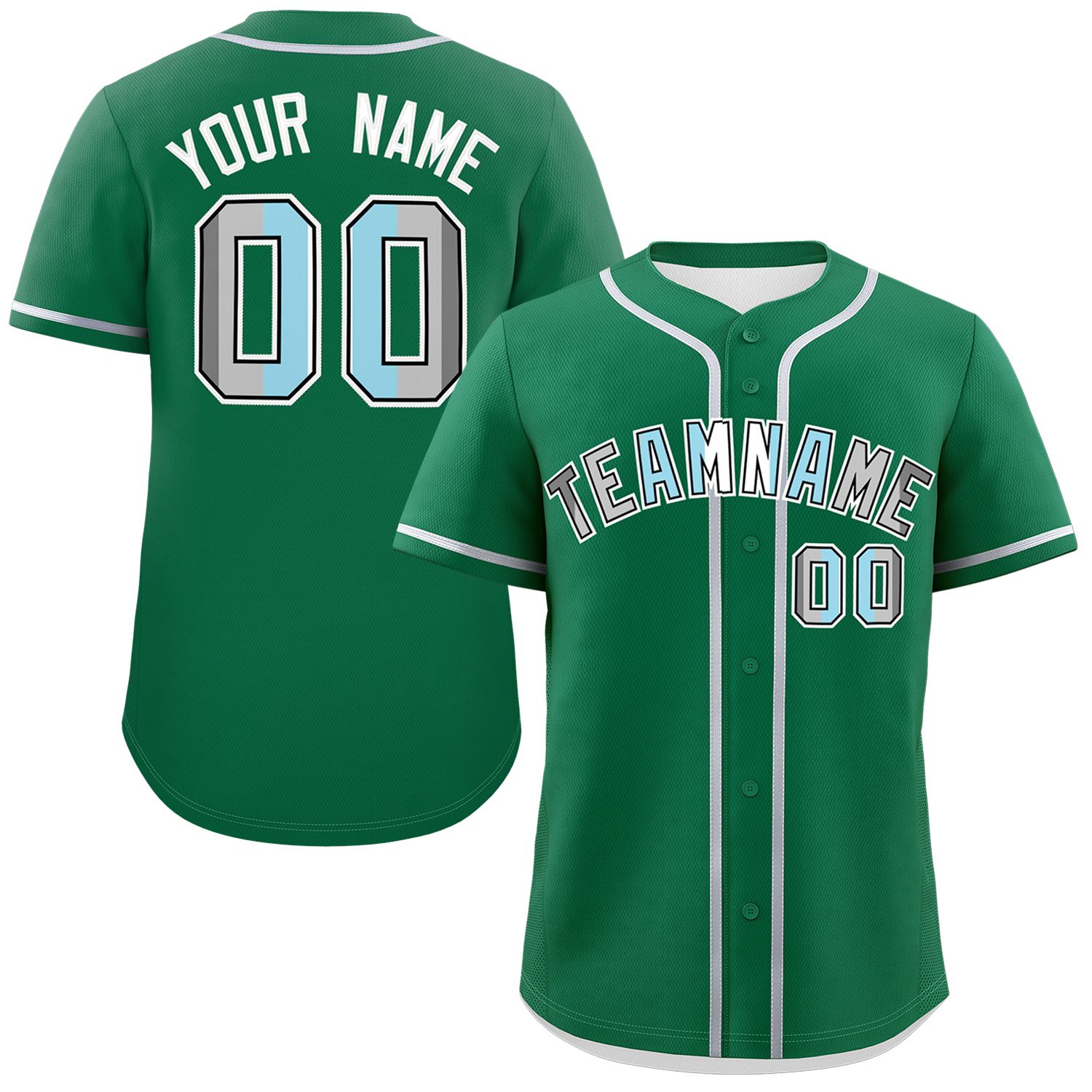 Custom Kelly Green Demiboy For Pride Month Classic Style Authentic Baseball Jersey