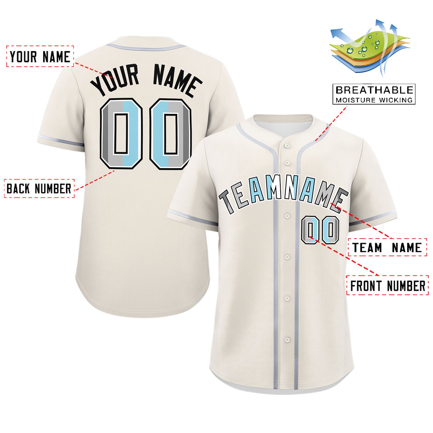 Custom Cream Demiboy For Pride Month Classic Style Authentic Baseball Jersey